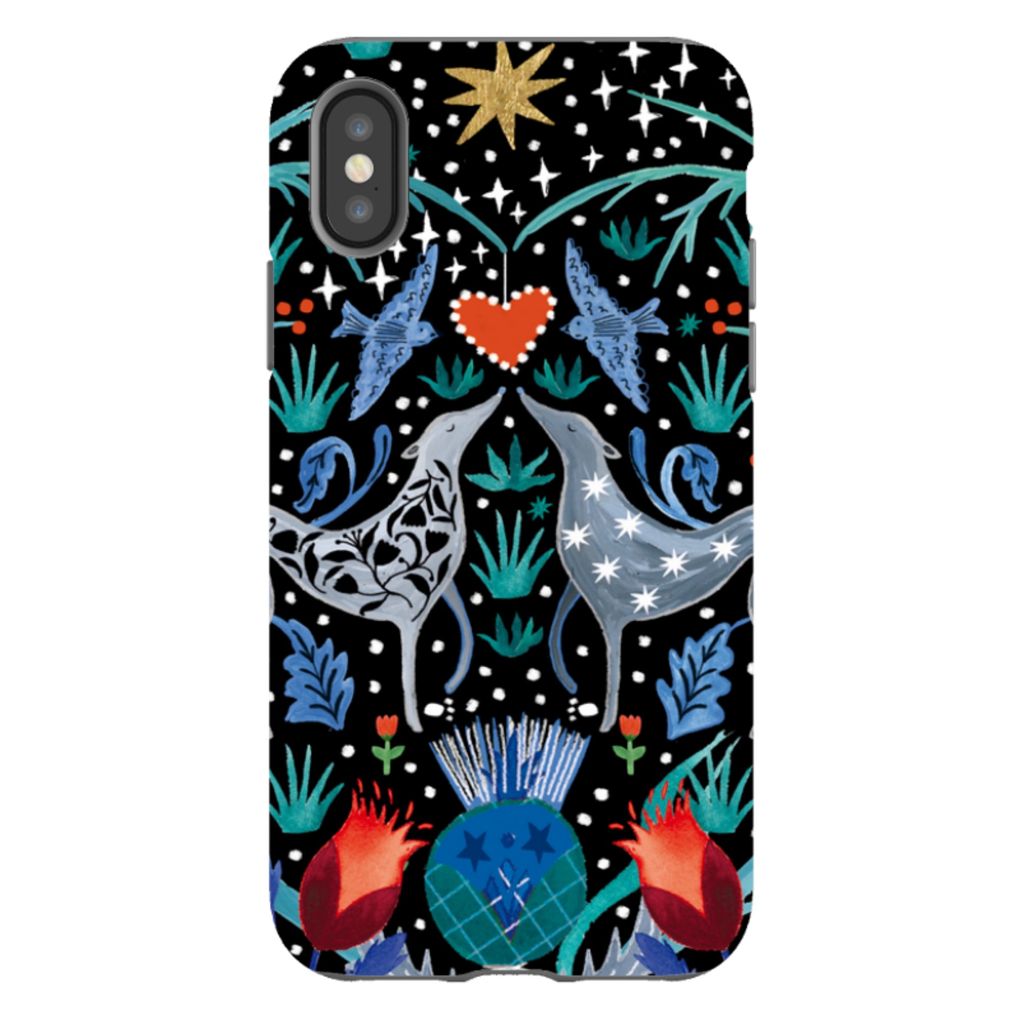 iPhone Tough Case - Winter Walk By Emma Frances Grant