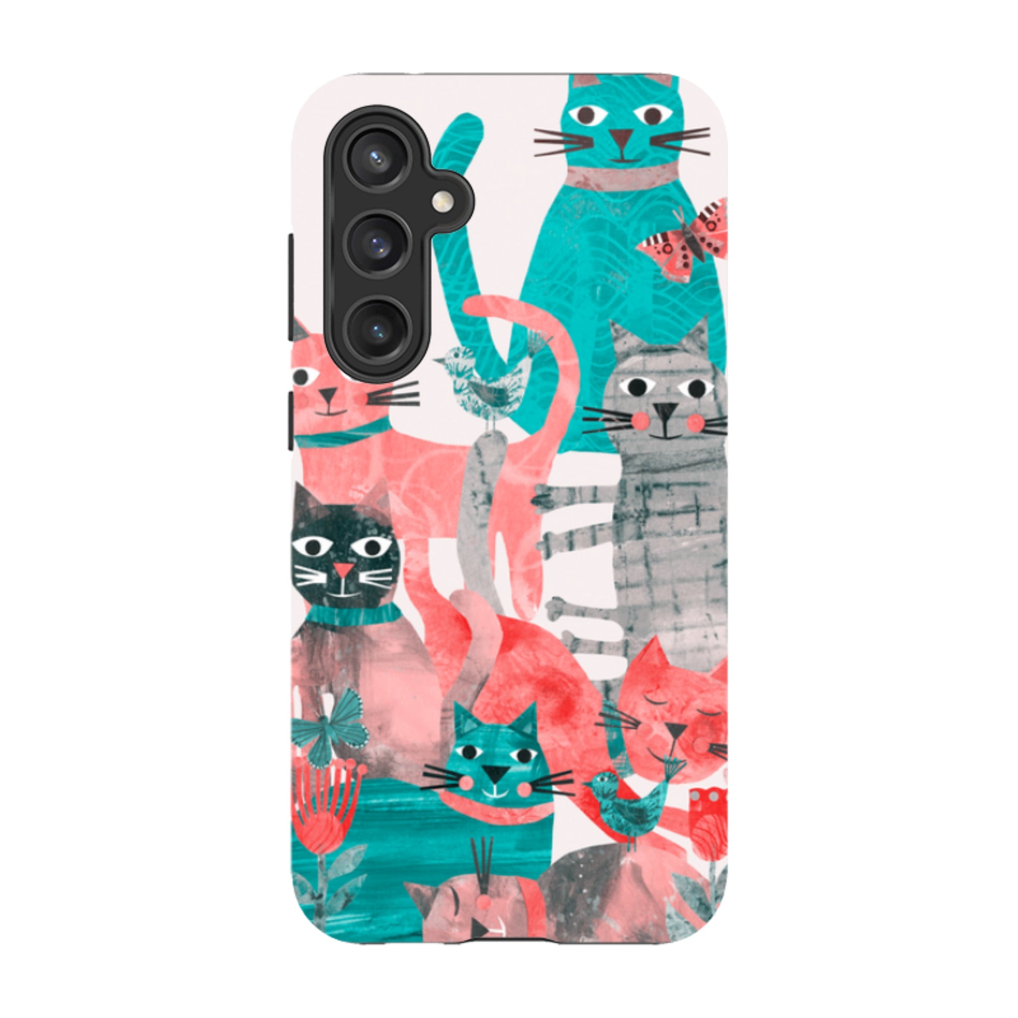 Samsung Tough  Case - Cat Party II By Tracey English
