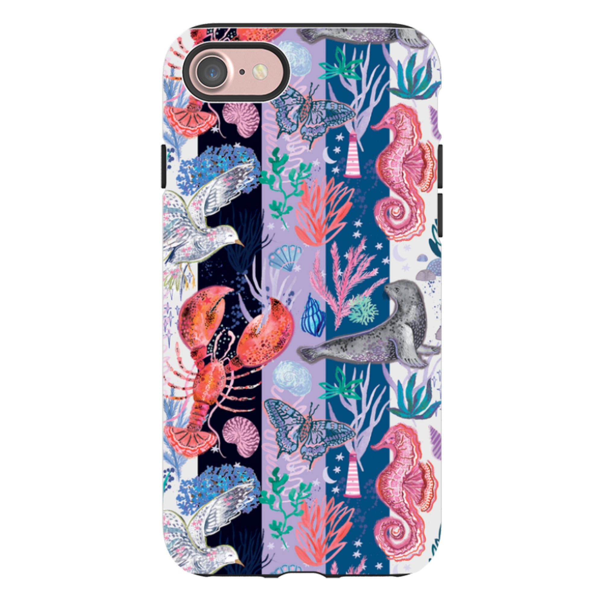 iPhone Case - Coastal Calling Stripe III By Emma Frances Grant