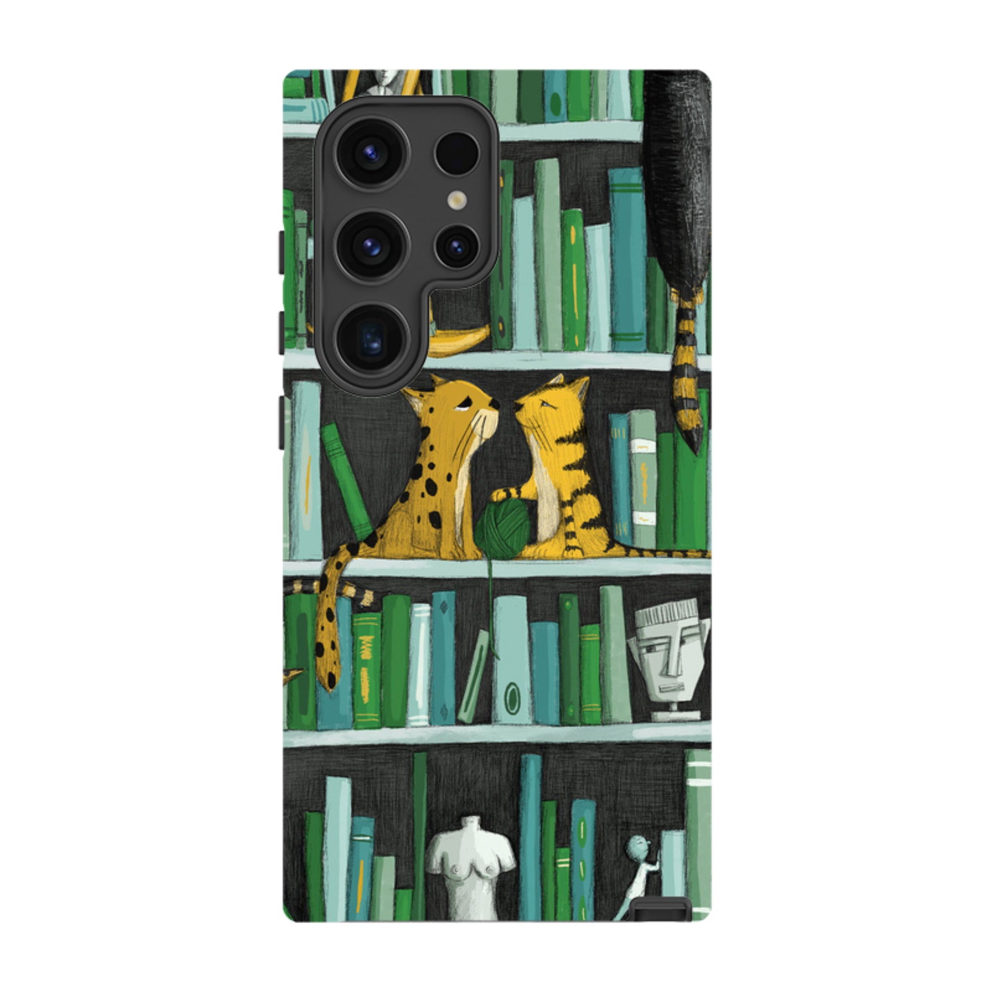 Samsung Tough Case - Library Friends By Maja Lindberg