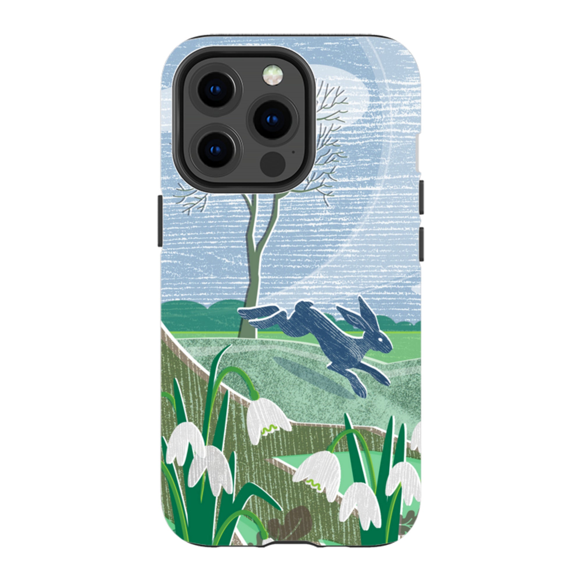 iPhone Tough Case - Snowdrops And Hare By Liane Payne