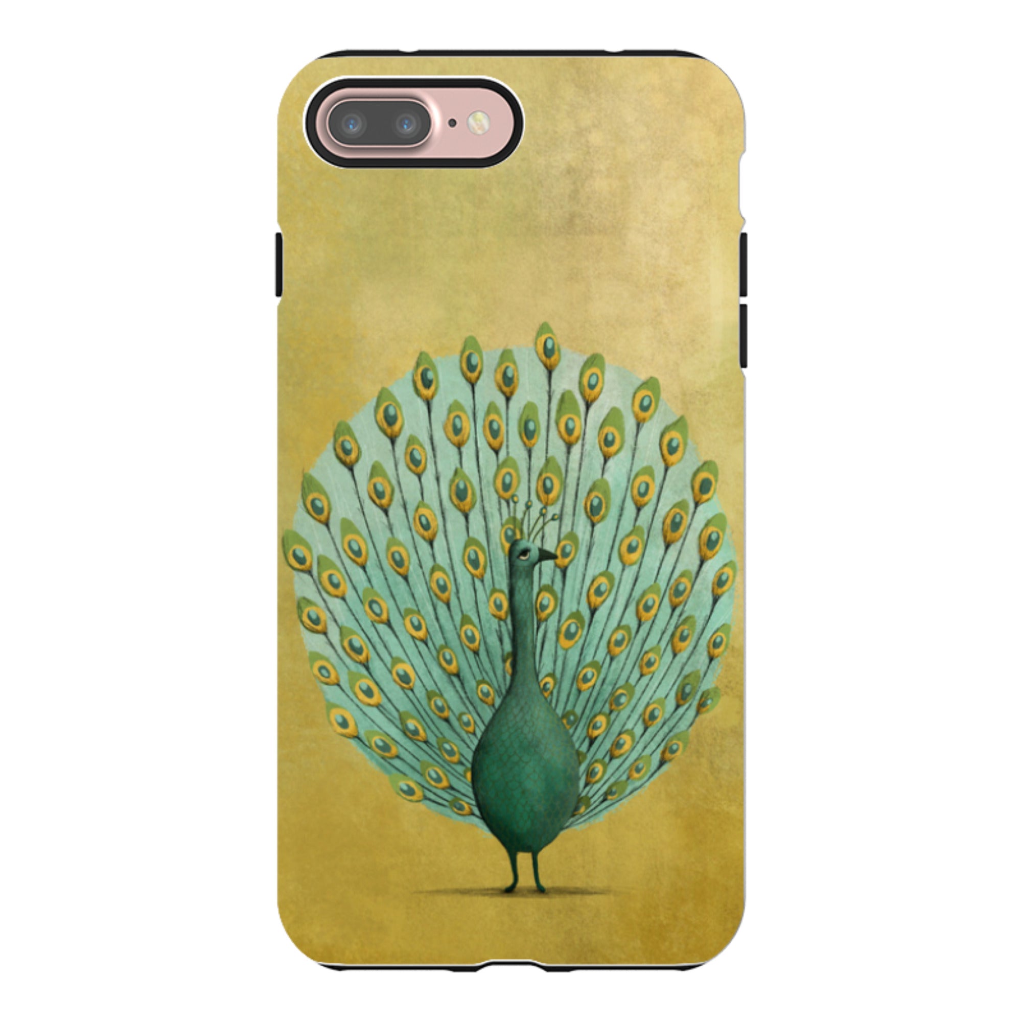 iPhone Tough Case - Peacock By Maja Lindberg