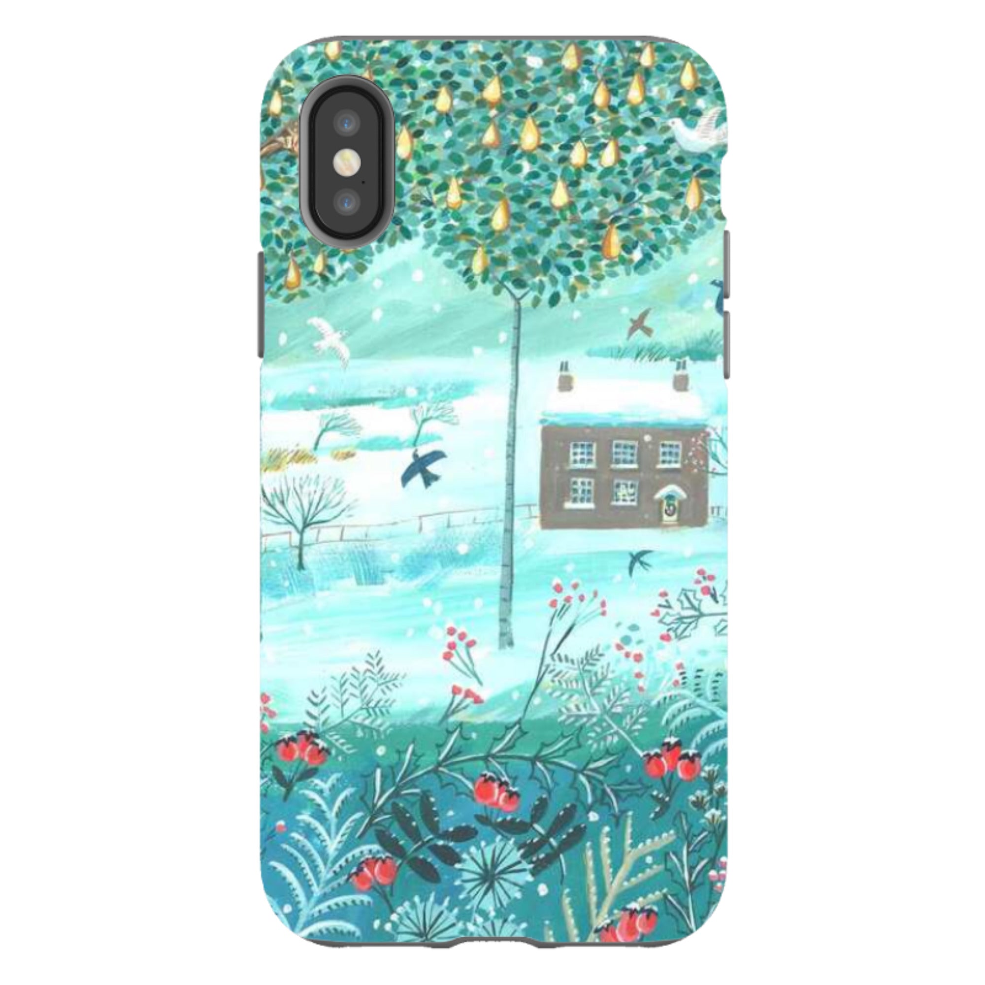 iPhone Tough Case - Pear Trees By Mary Stubberfield