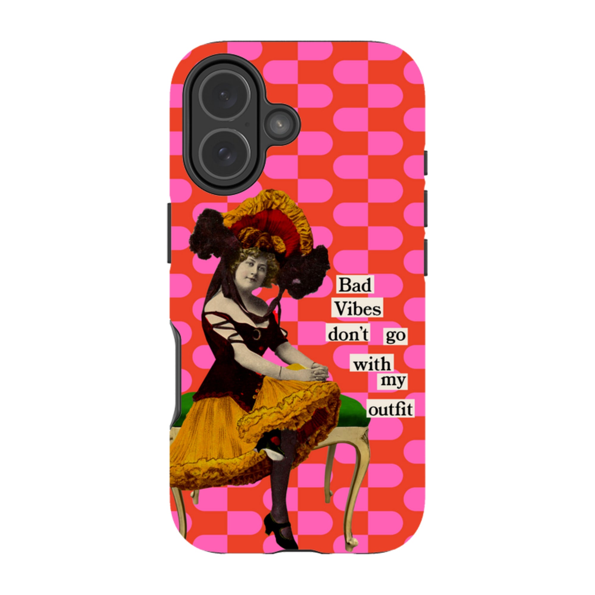 iPhone Tough Case - Bad Vibes By Clare Jordan