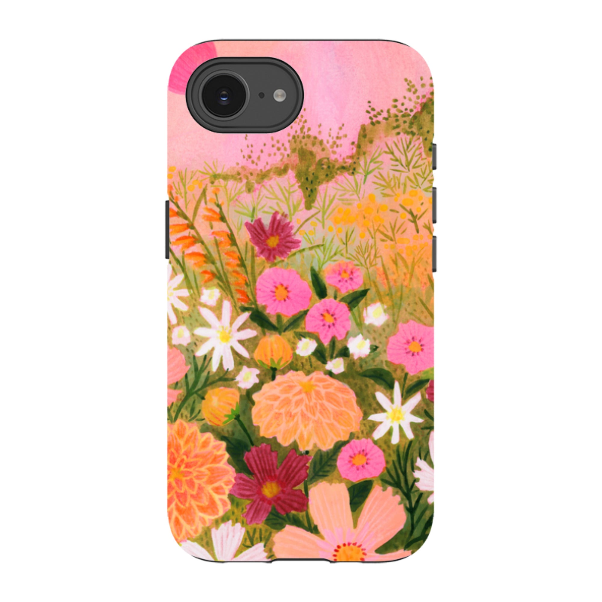 iPhone Tough Case - Flower Farm Sunset By Lee Foster Wilson