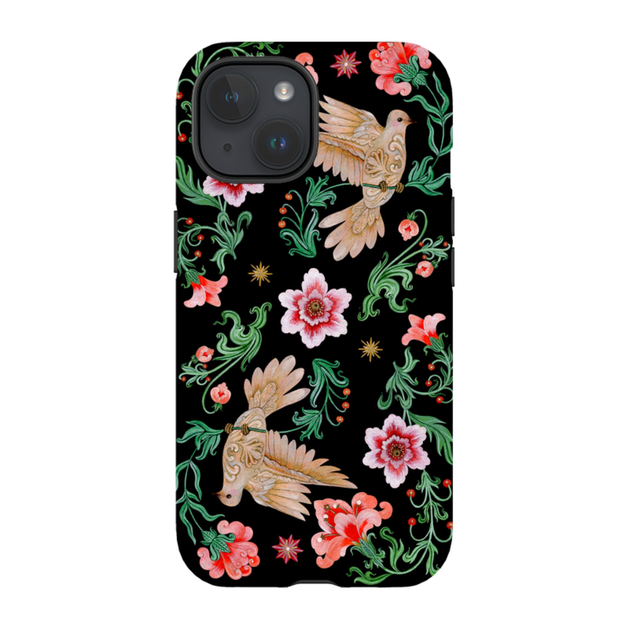 iPhone Tough  Case - Two Turtle Doves By Maria Matos