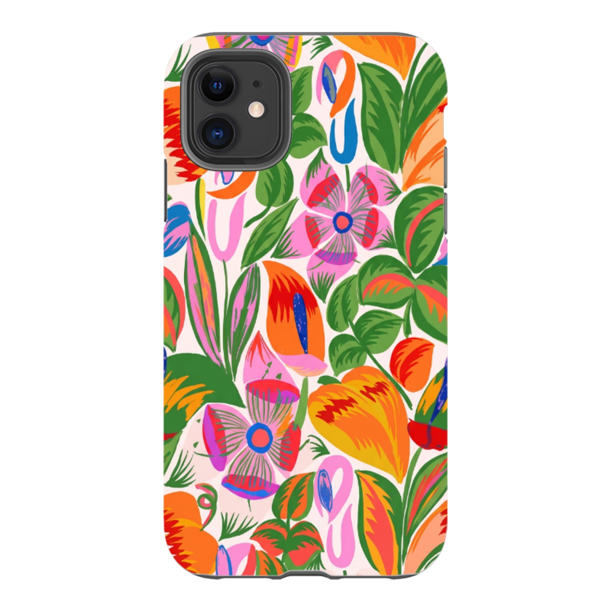 iPhone Tough Case - Vintage Tropical Floral