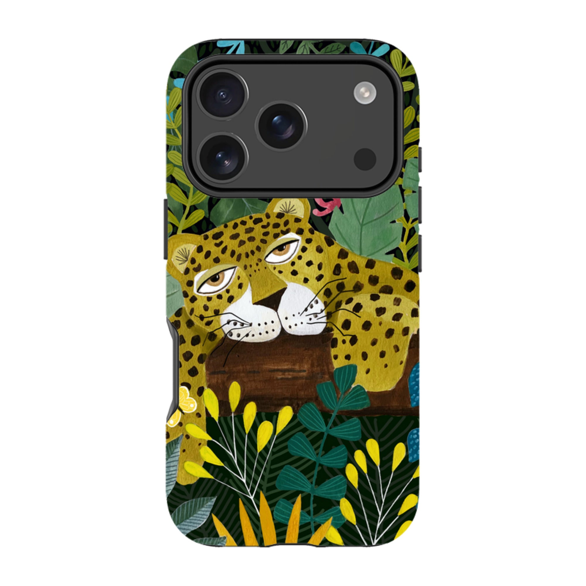 iPhone MagSafe Tough Case - Sleepy Leopard By Bex Parkin