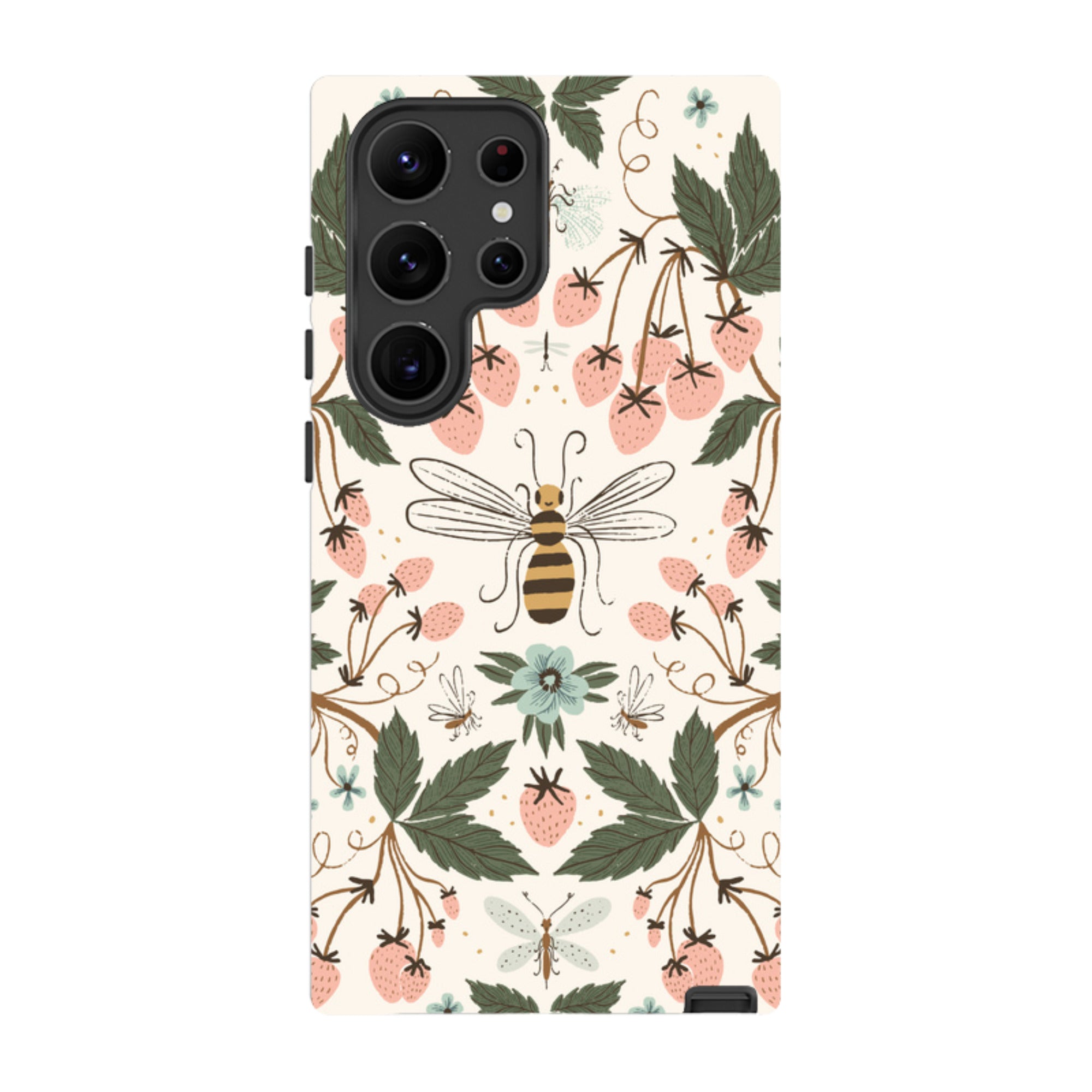Samsung Tough Case - Bugs And Berries By Meghann Rader