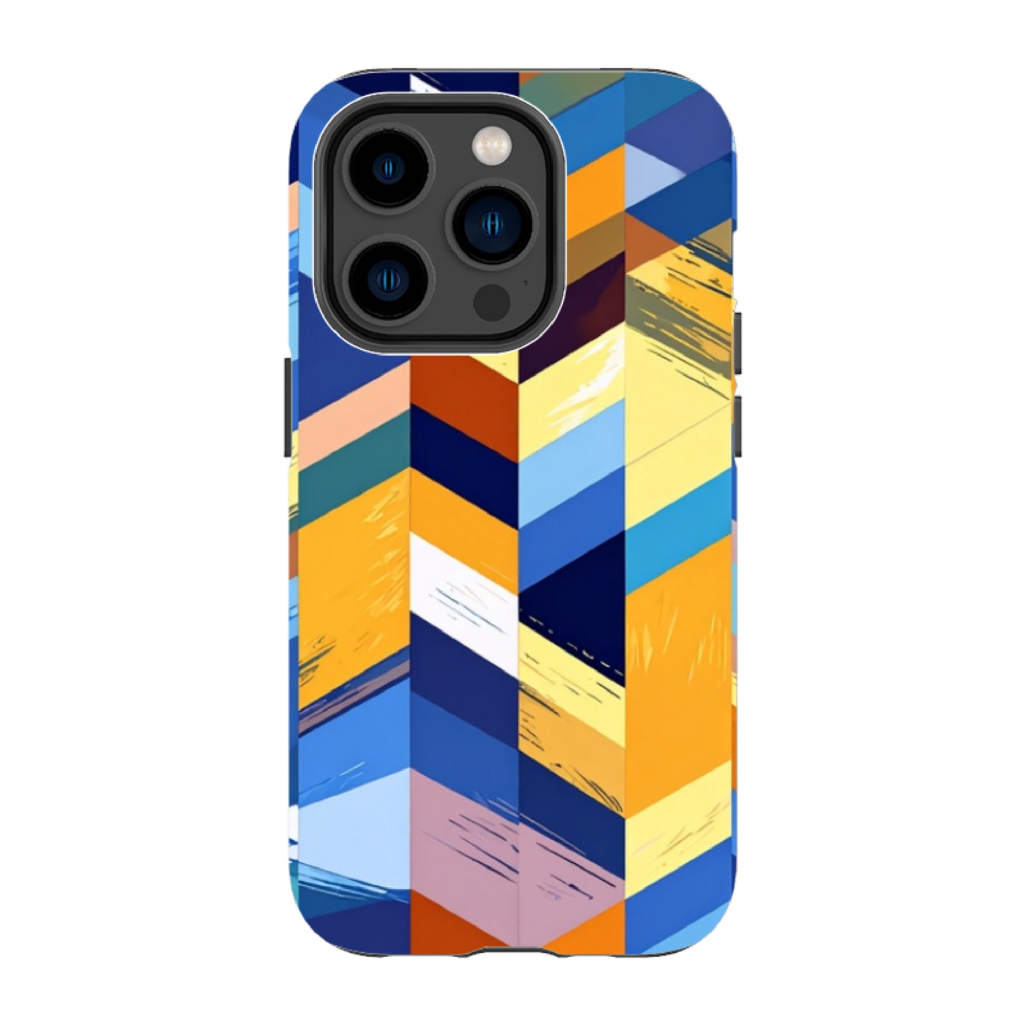 iPhone Tough Case - Technicolor Stripes