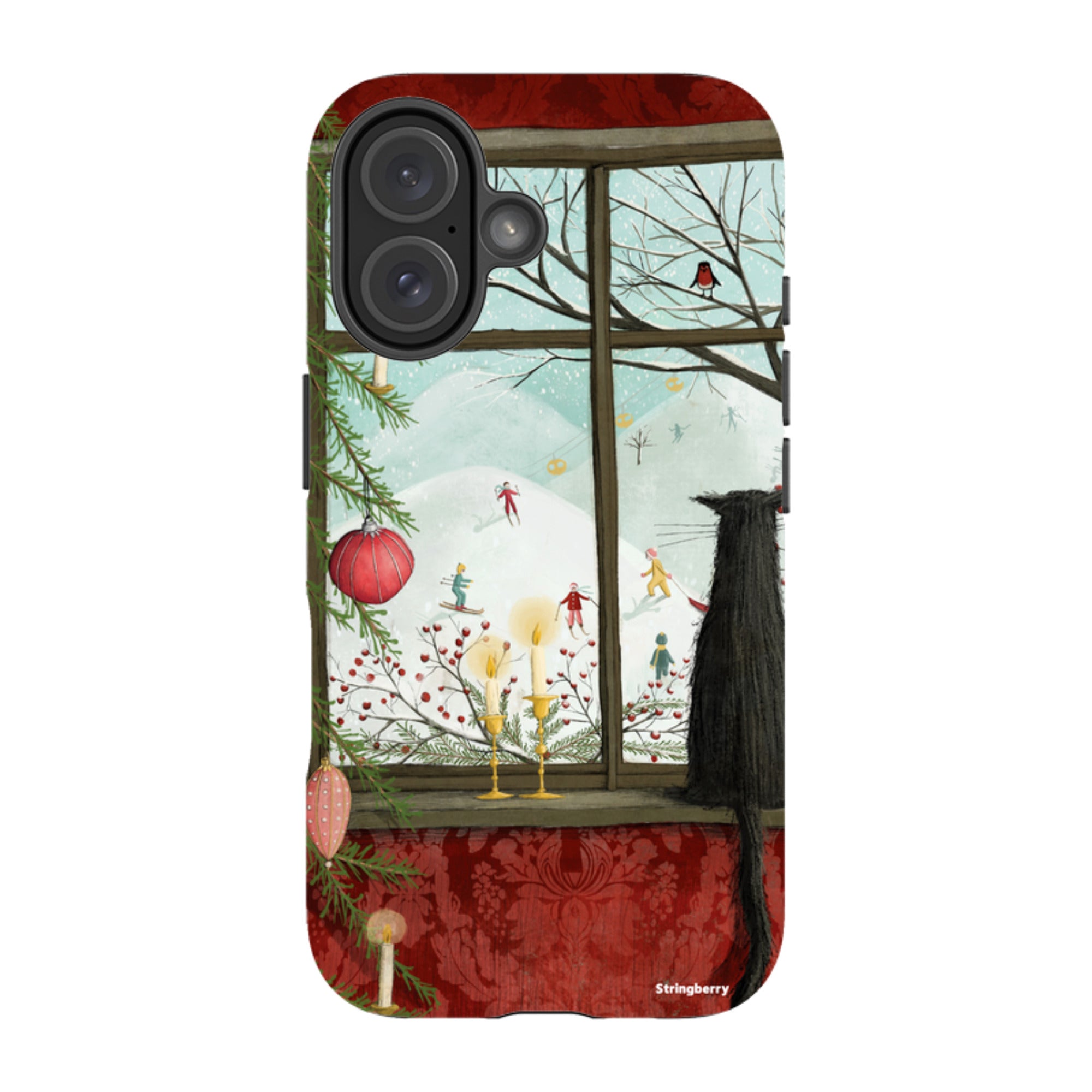 iPhone Tough Case - Christmas Window By Maja Lindberg