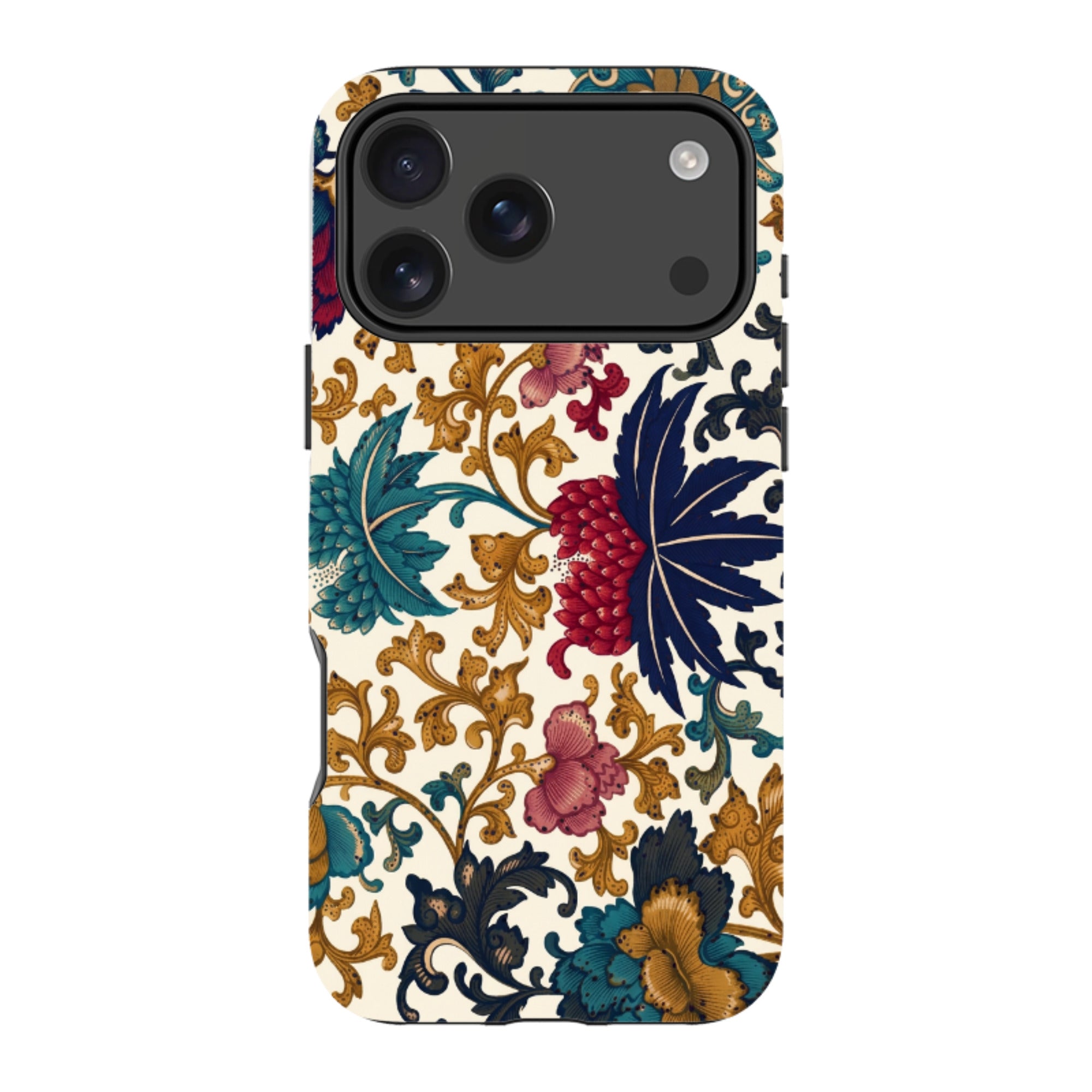 iPhone MagSafe Tough Case - Vintage Damask Floral