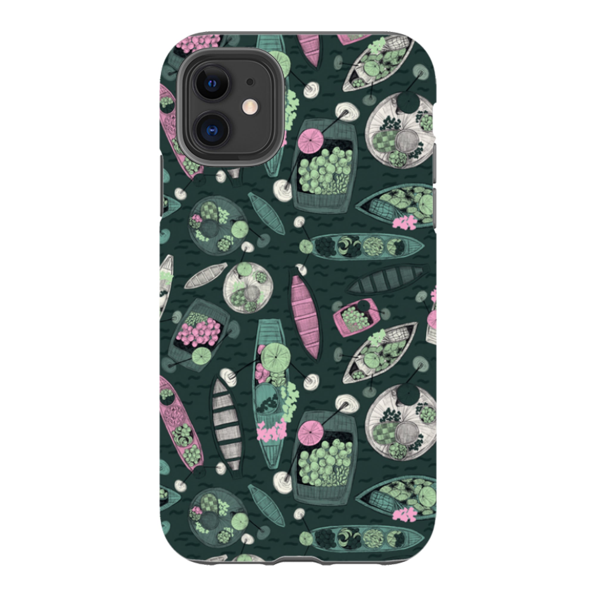 iPhone Tough Case - Floating Markets A By Jade Mosinski