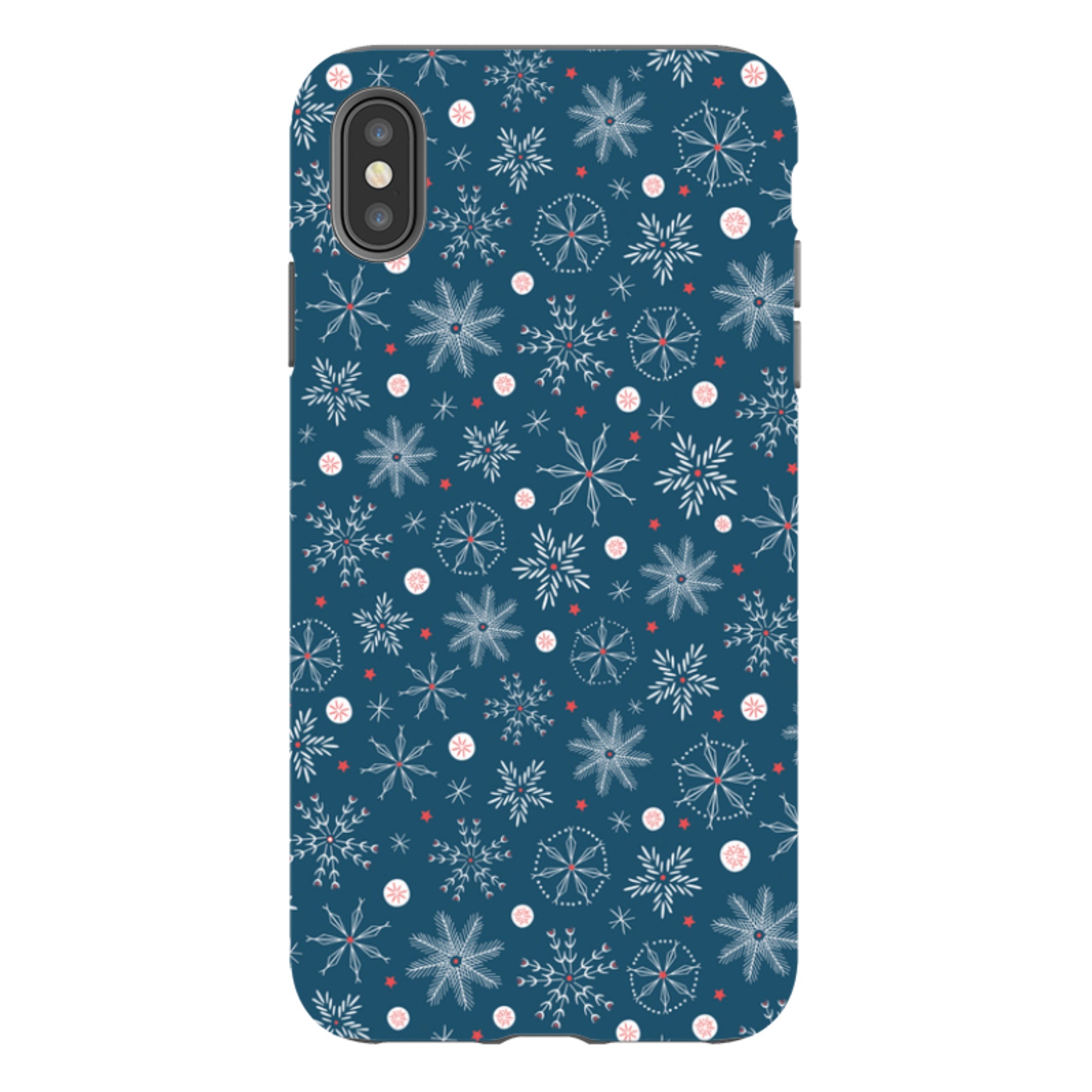 iPhone Tough Case - Christmas Snowflakes By Ali Brookes