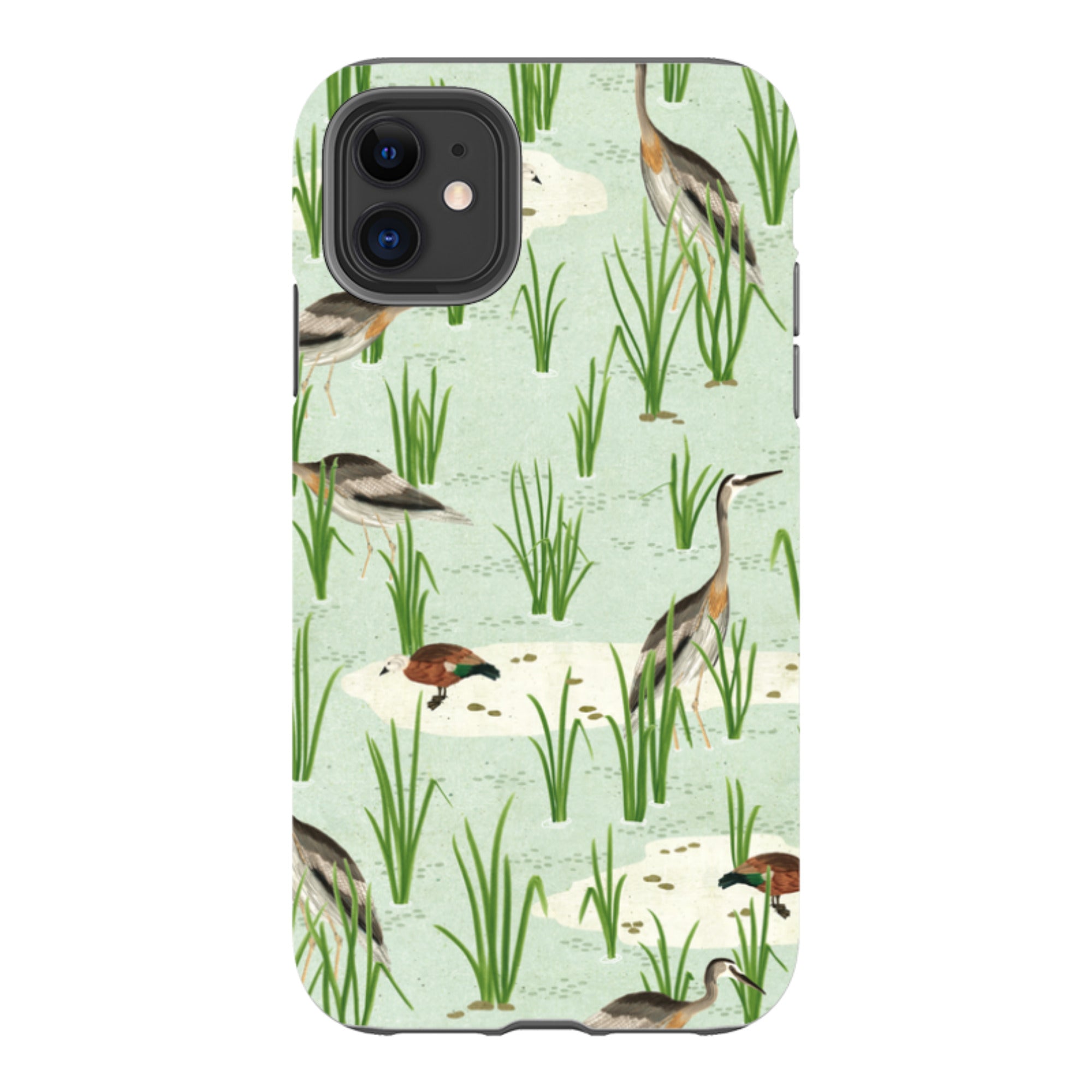 iPhone Tough Case - Wet Lands By Katherine Quinn