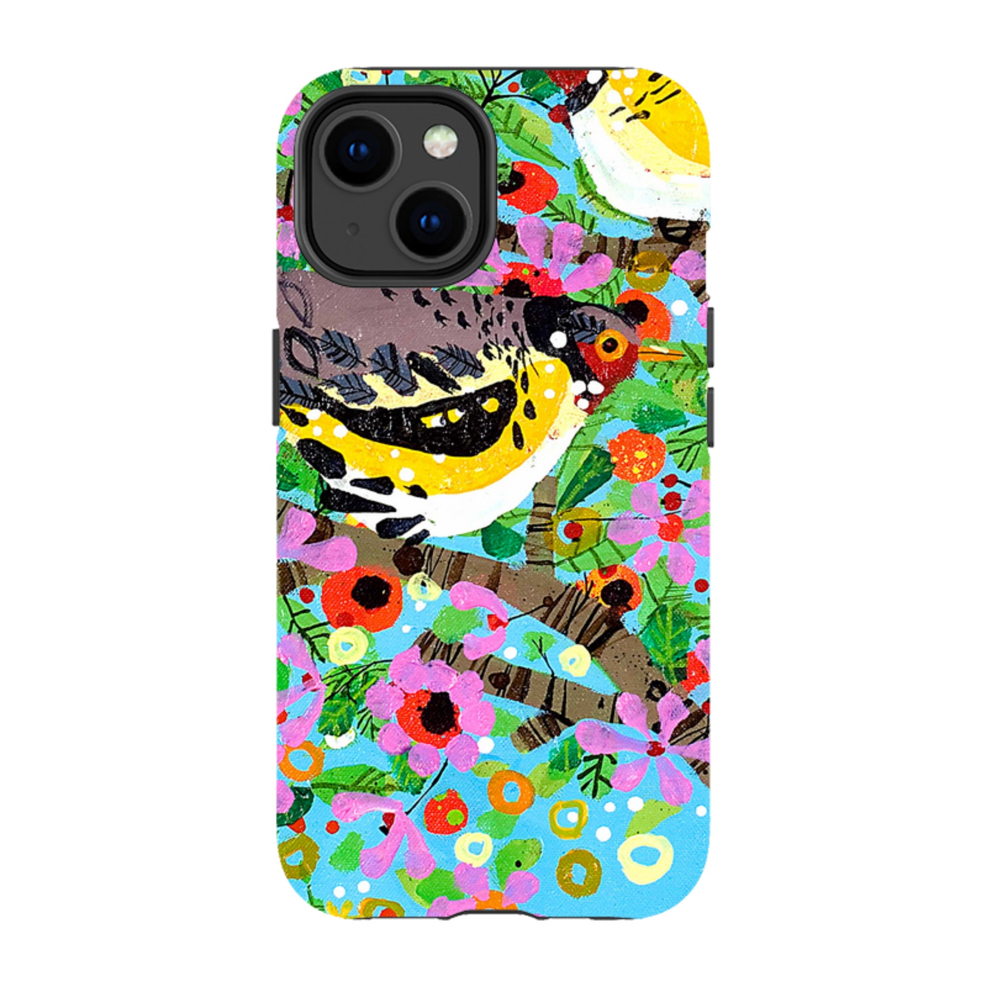 iPhone Tough Case - Finches By Claire West