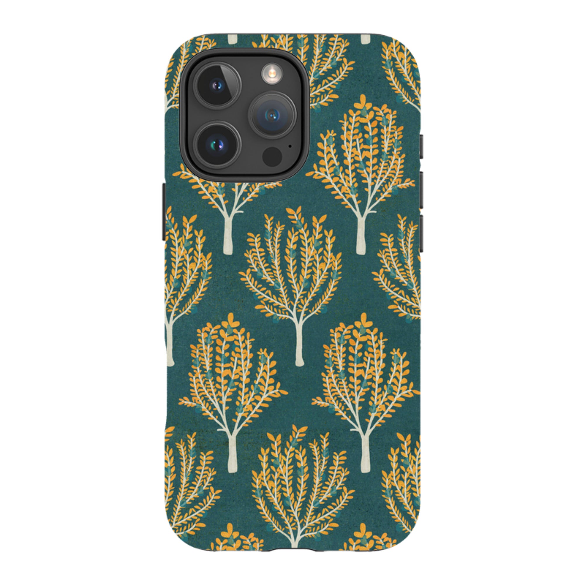 iPhone MagSafe Tough Case - Pear Trees Teal By Katherine Quinn