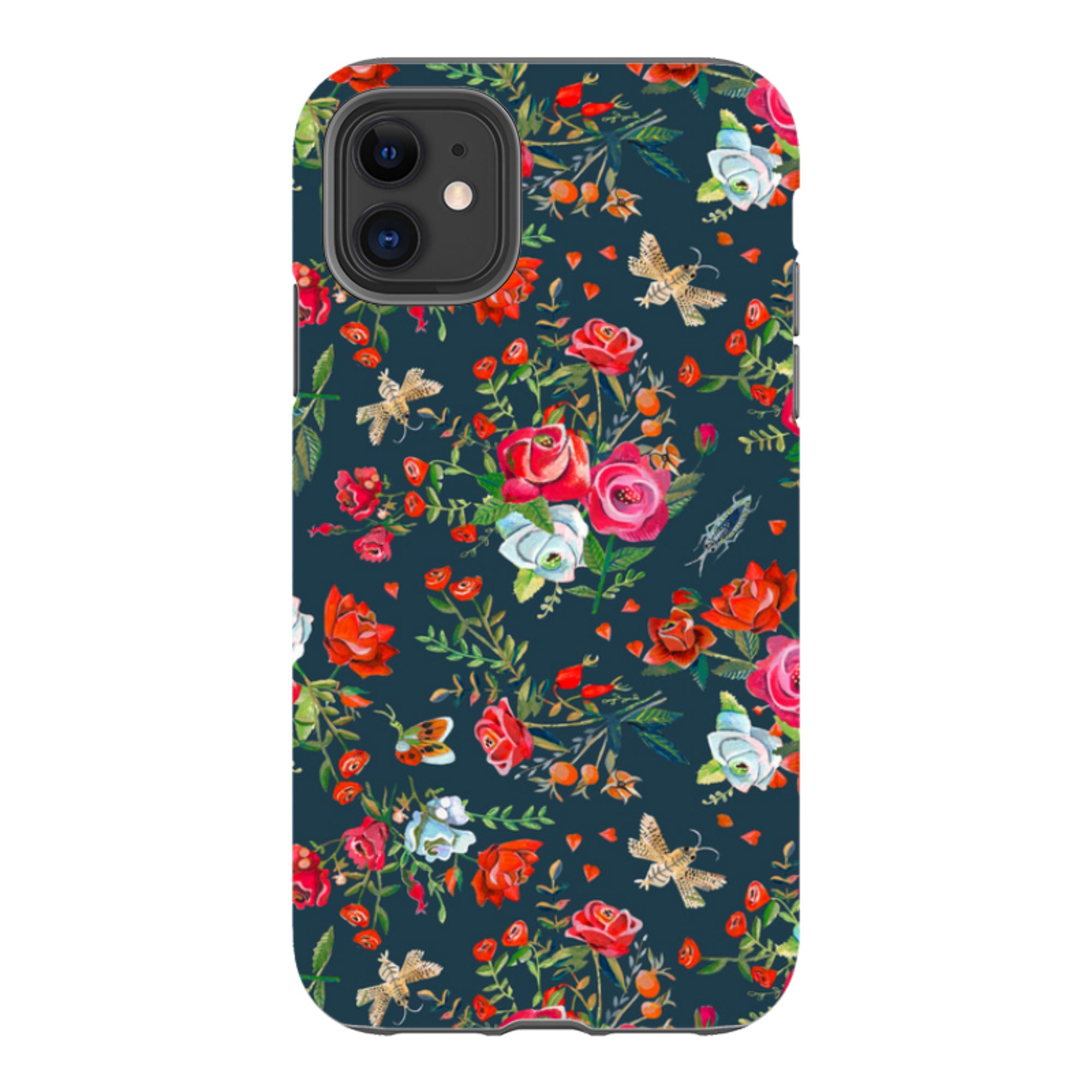 iPhone Tough Case - Blue Roses By Caroline Bonne Muller