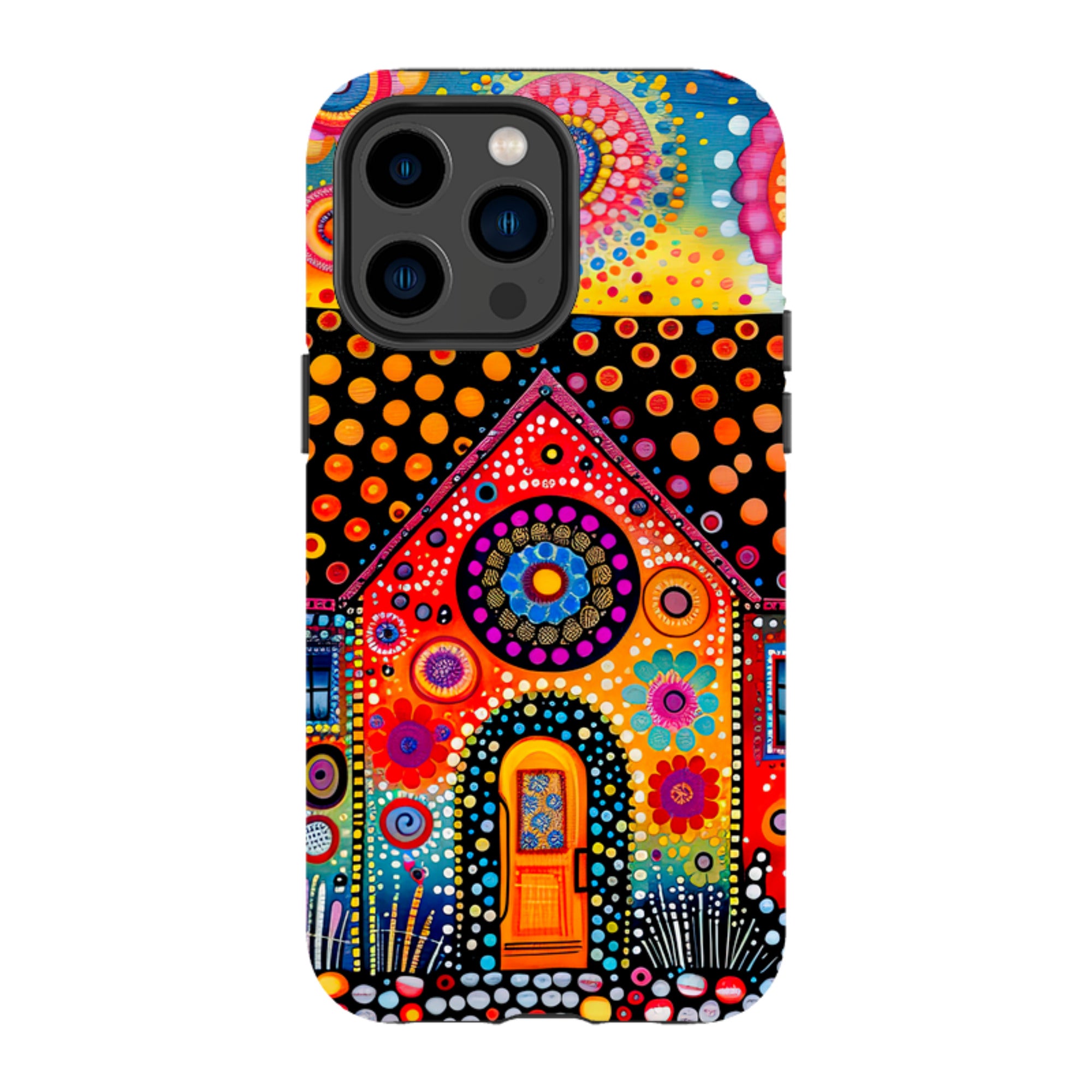 iPhone Case - Folk Art House IV