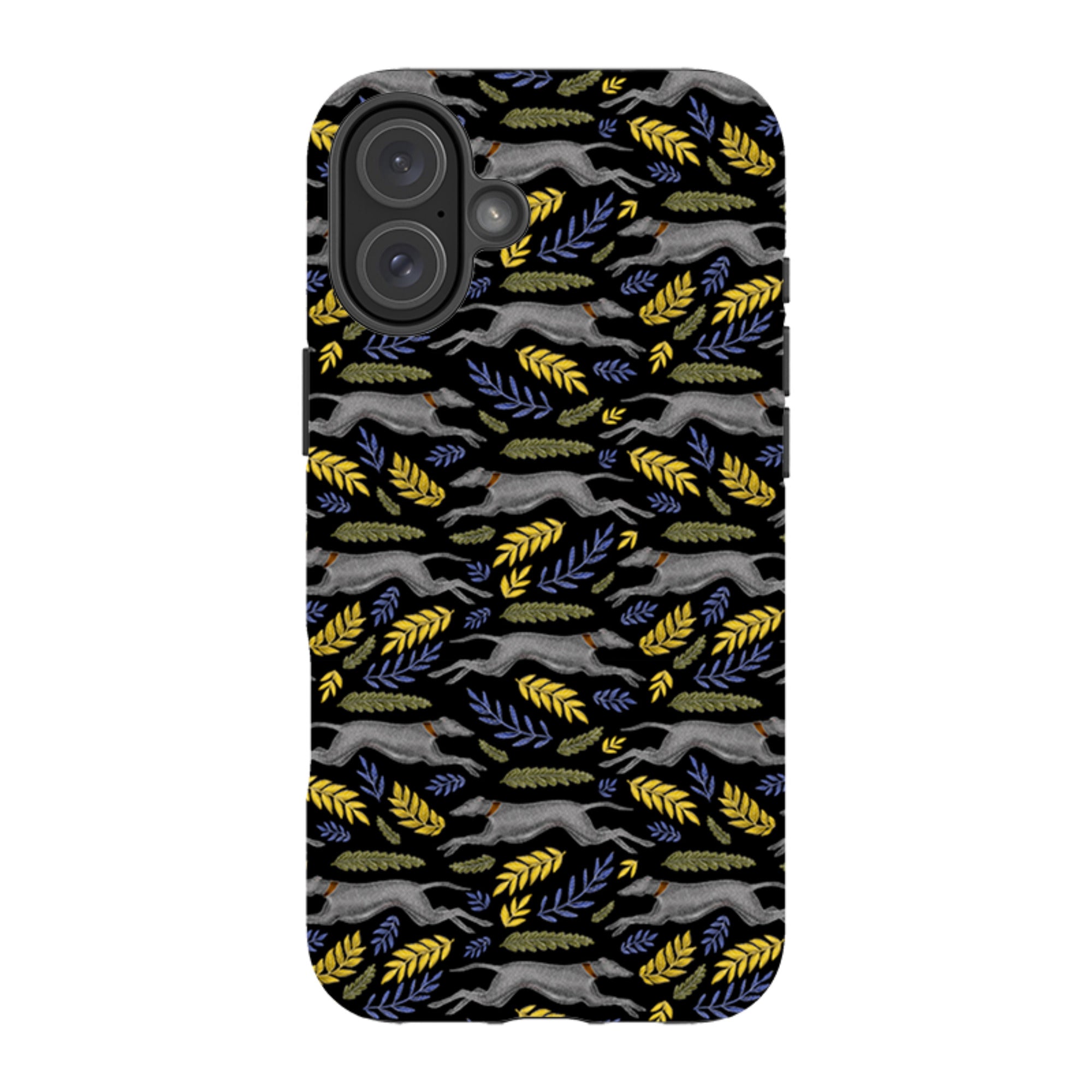 iPhone MagSafe Tough Case -  Greyhound Pattern By Catherine Rowe