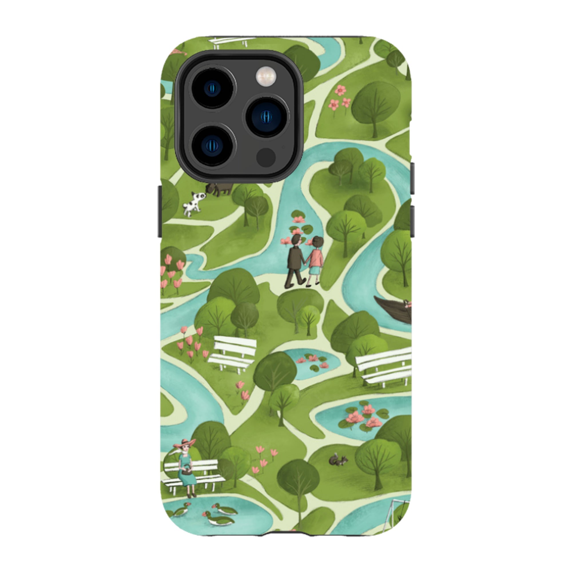 iPhone Tough Case - In the Park By Maja Lindberg