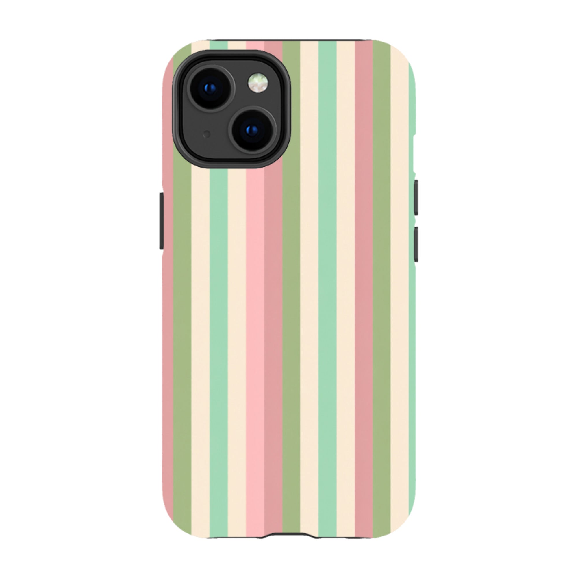 iPhone Tough Case - Pastel Stripe