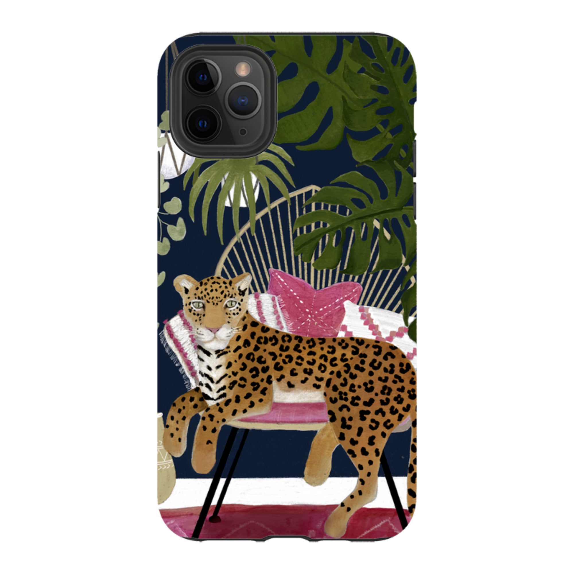 iPhone Tough Case - Boho Leopard By Bex Parkin
