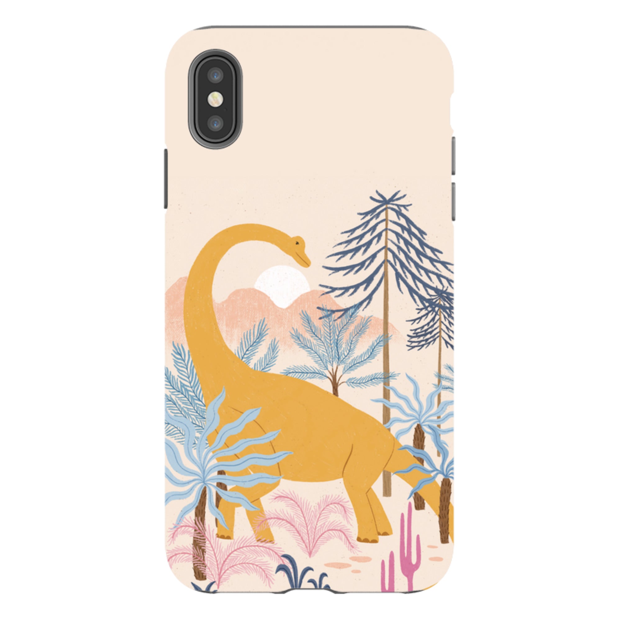 iPhone Tough Case - Brachiosaurus By Meghann Rader