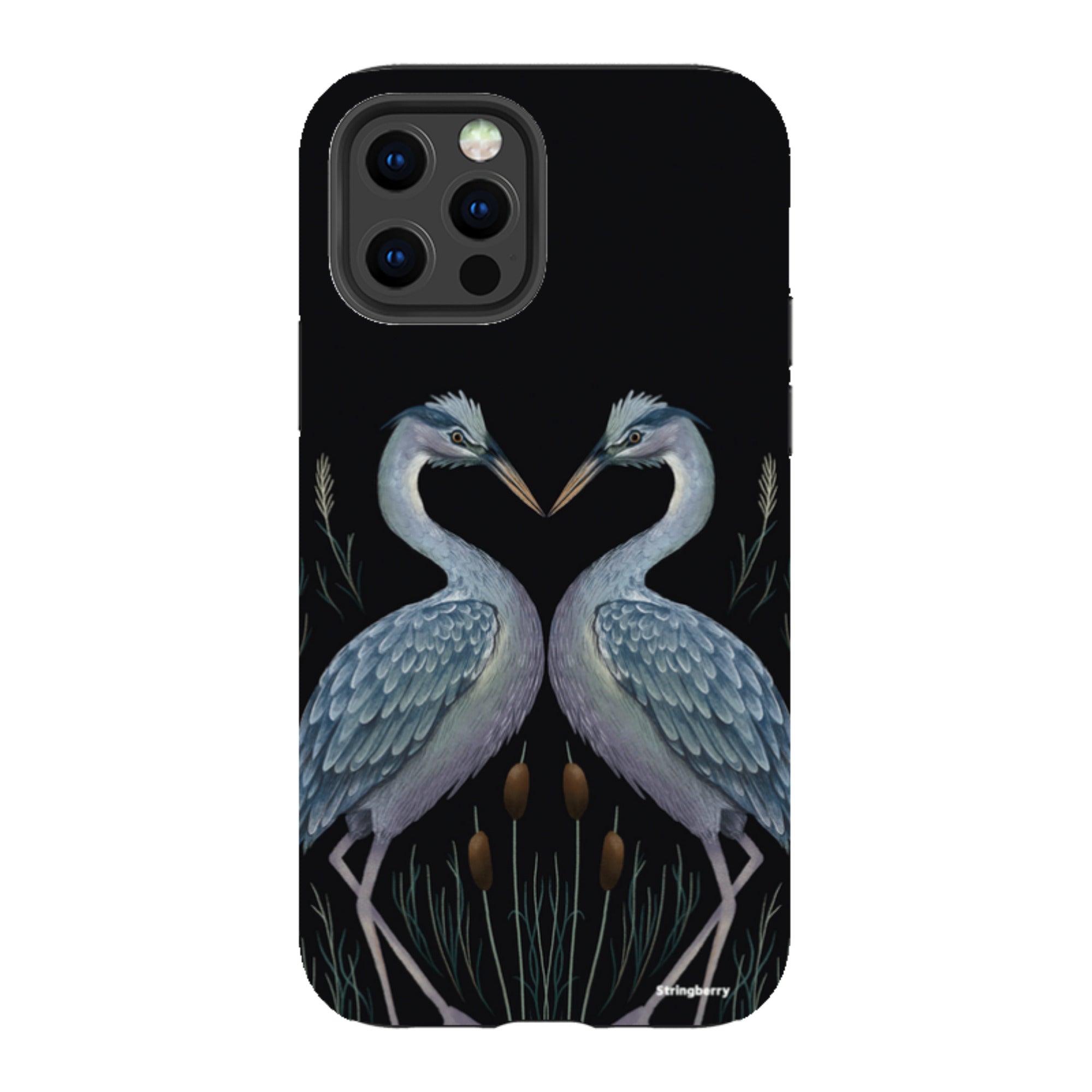 iPhone Tough Case - Heron Pair By Anna Stead