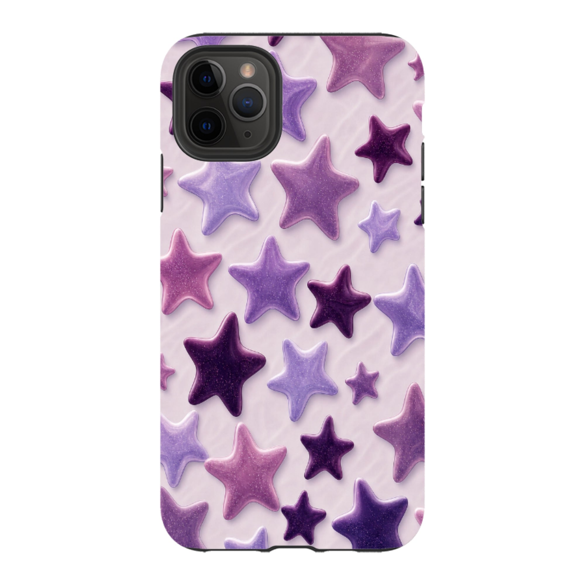 iPhone Tough Case - Lavender Purple Star