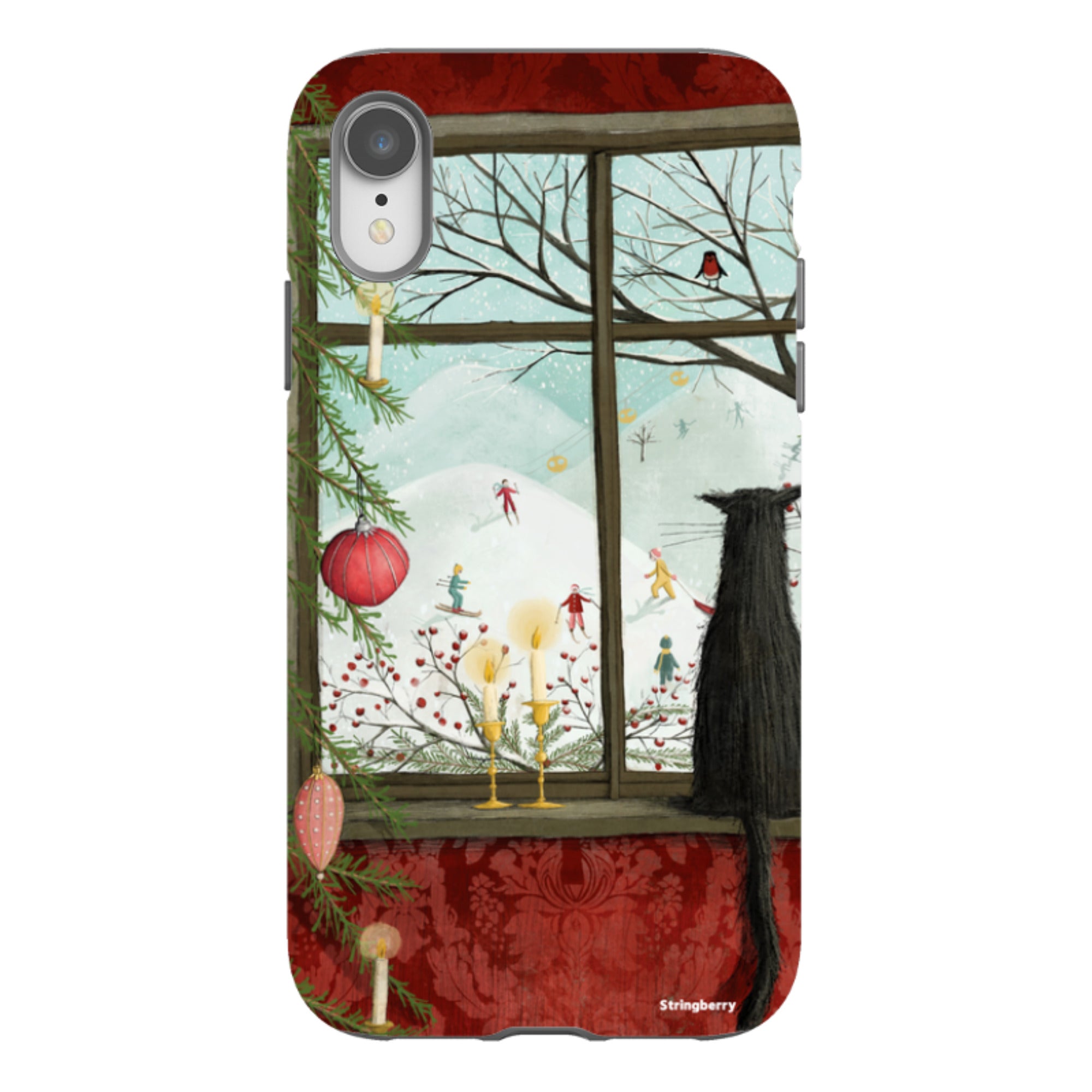 iPhone Tough Case - Christmas Window By Maja Lindberg