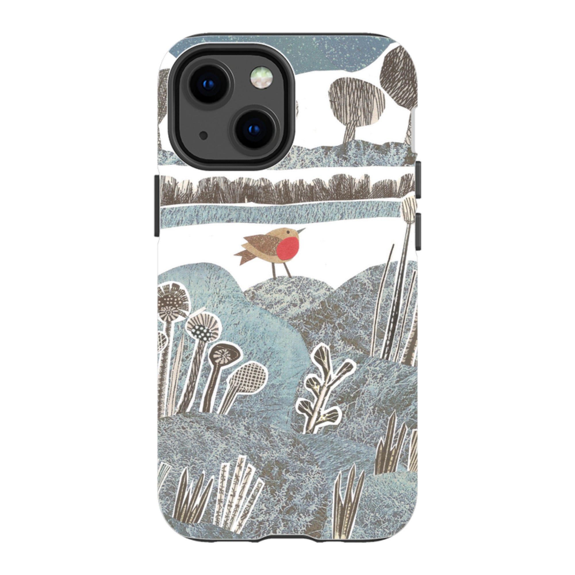 iPhone Tough Case - Frost Robin By Jane Robbins