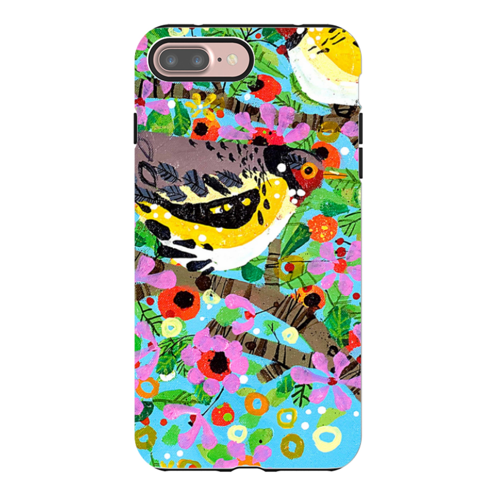 iPhone Tough Case - Finches By Claire West