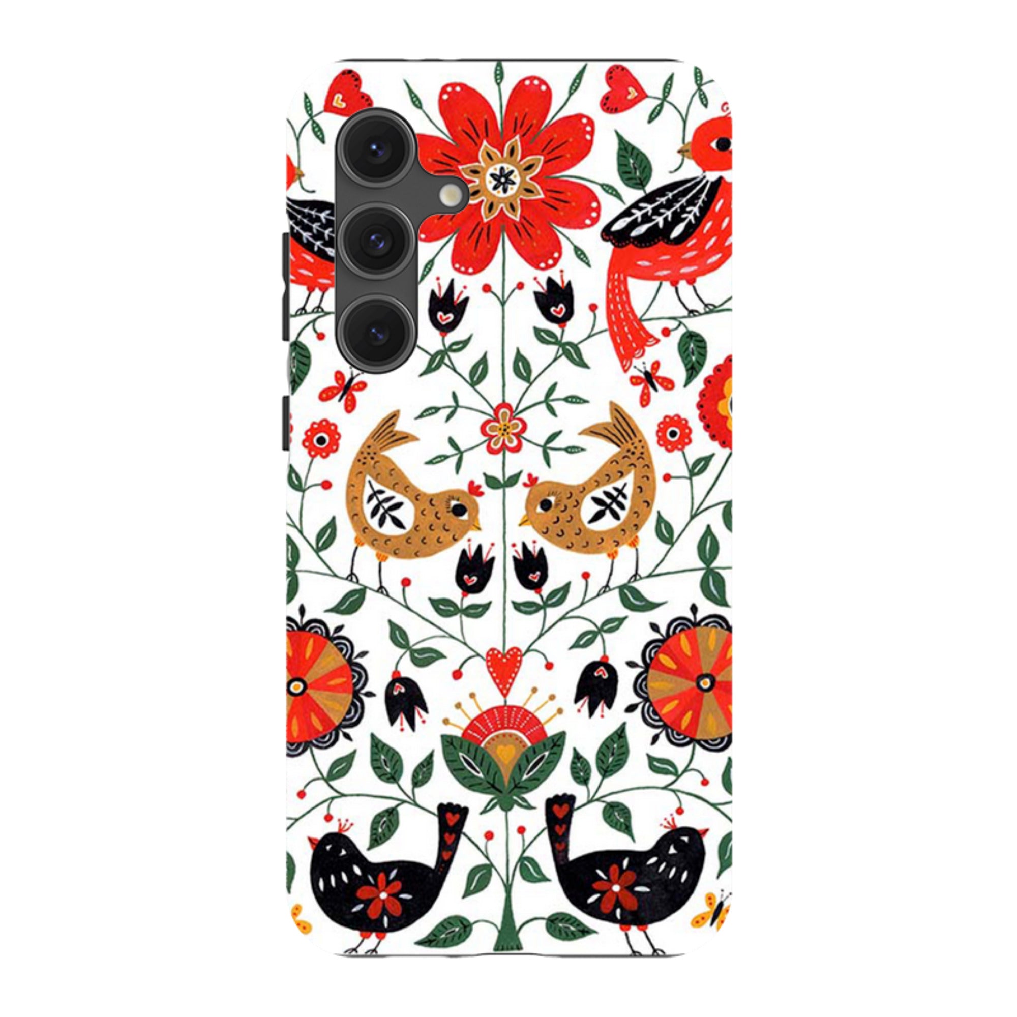 Samsung Tough Case - Birds And Floral By Suzy Taylor
