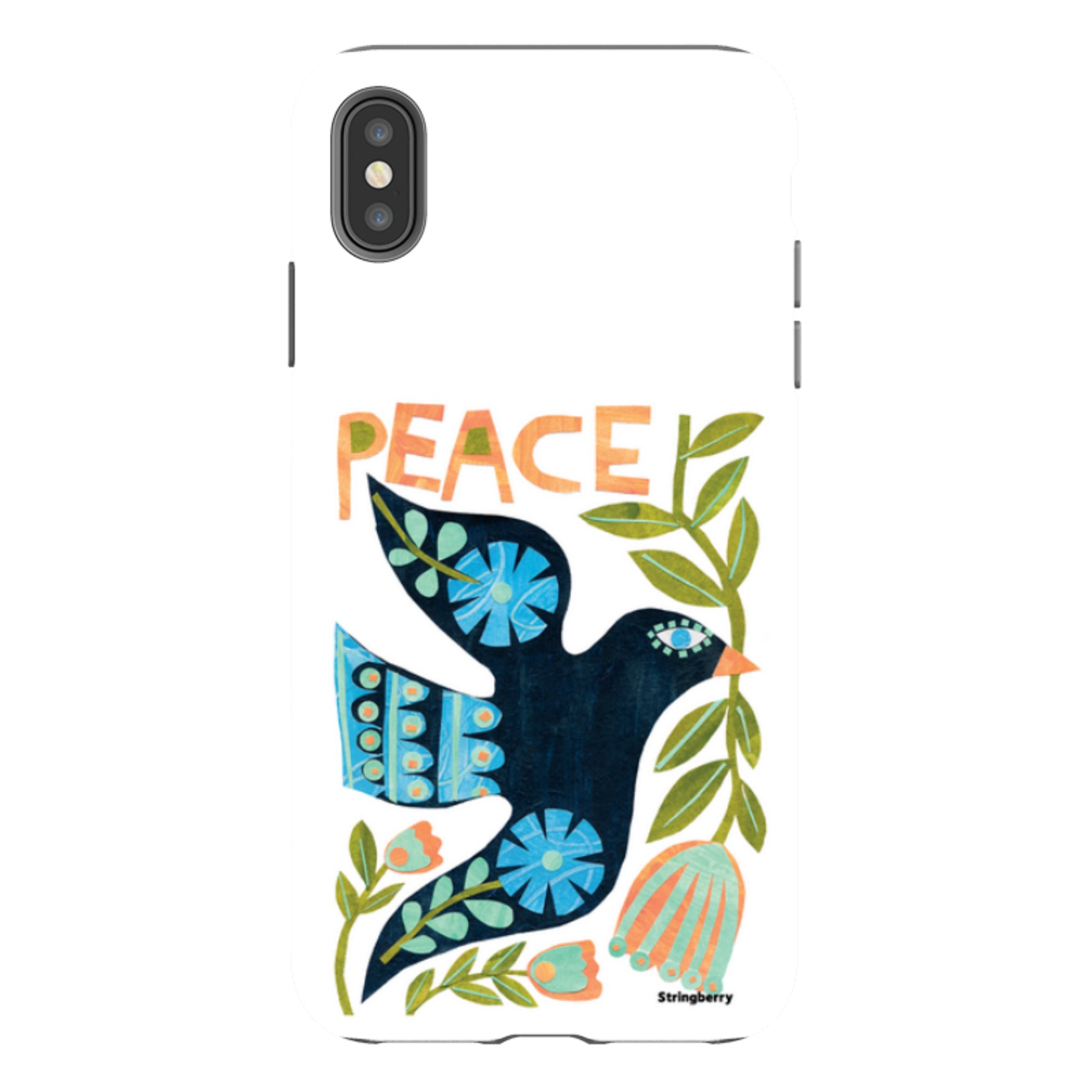iPhone Tough Case - Peace By Tracey English