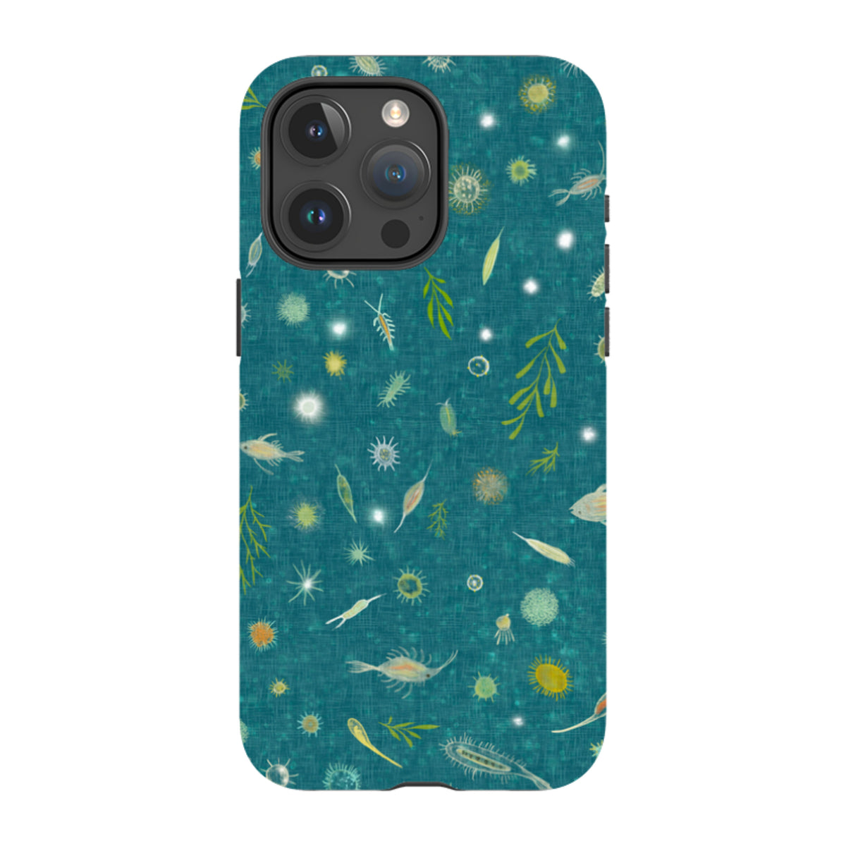 iPhone Tough Case - Plankton Light - Steel Blue By Katherine Quinn