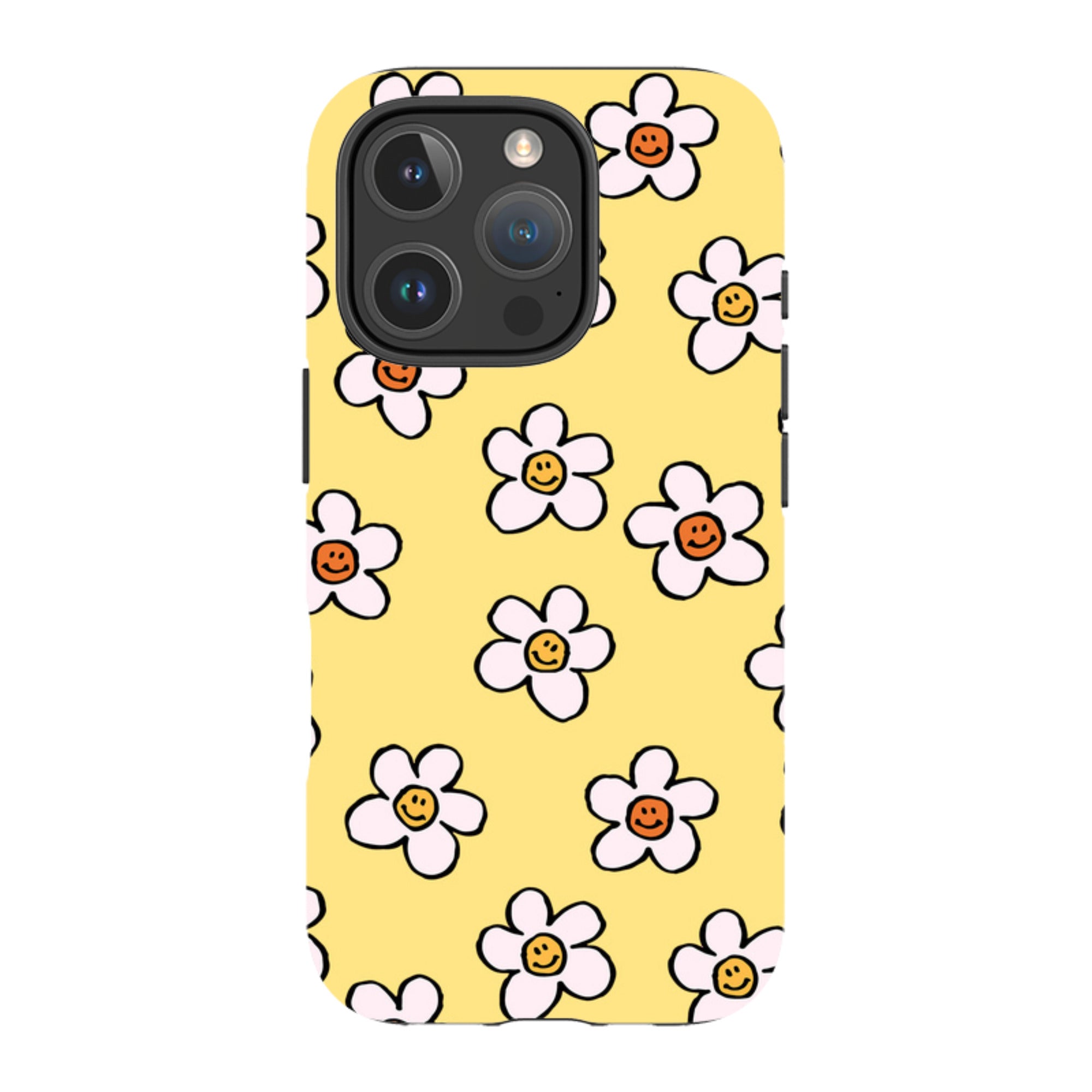 iPhone Tough Case - Smiley Mellow Yellow