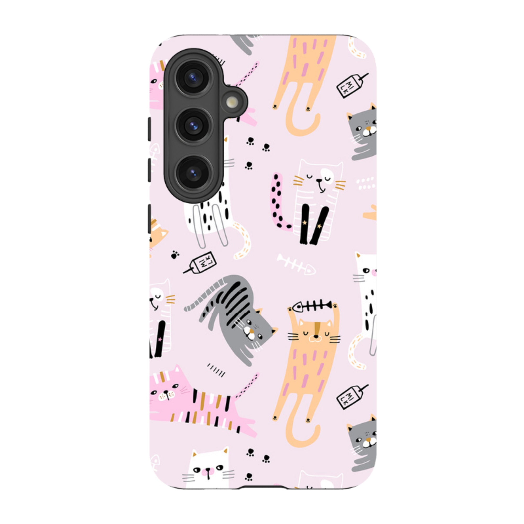 Samsung Tough Case - Cat And Bone Pink