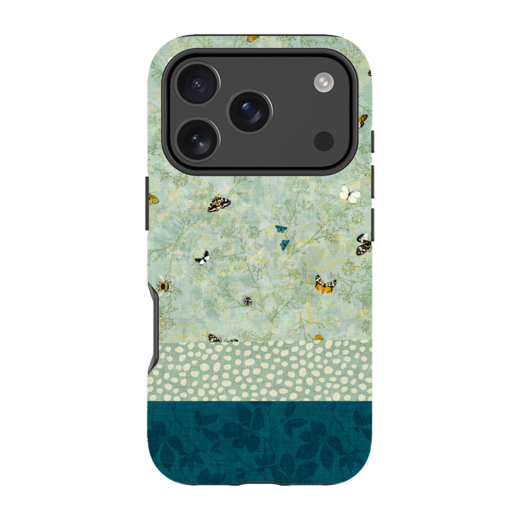 iPhone Tough Case - Chinoiserie Garden Soft Sage 2 By Katherine Quinn