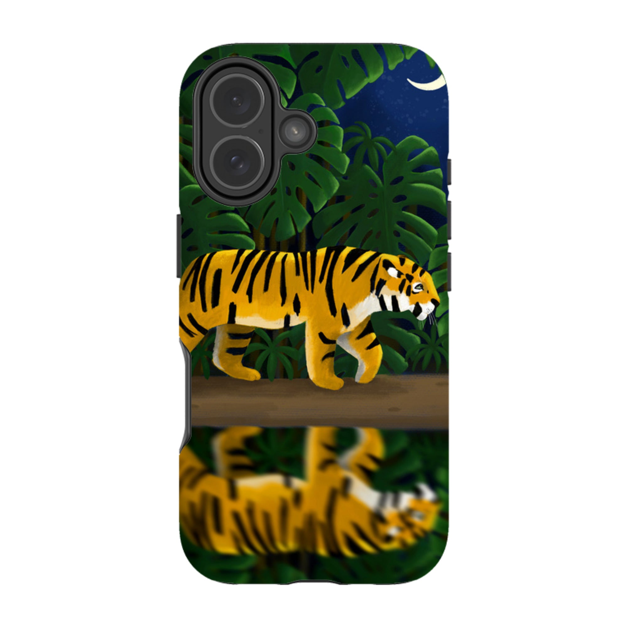iPhone MagSafe Tough Case - Tiger Night By Bex Parkin