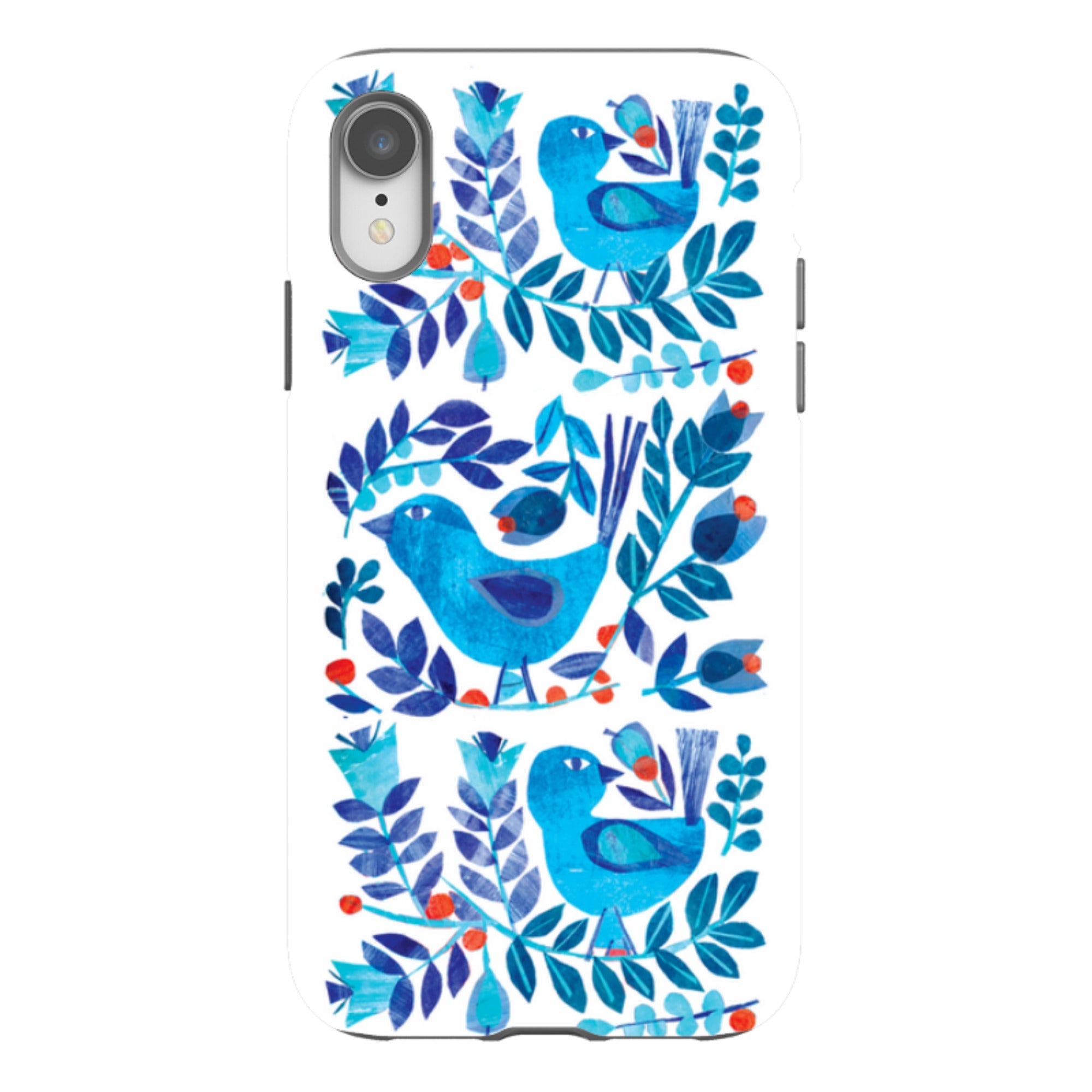 iPhone Tough Case - Scandi Birds By Tracey English