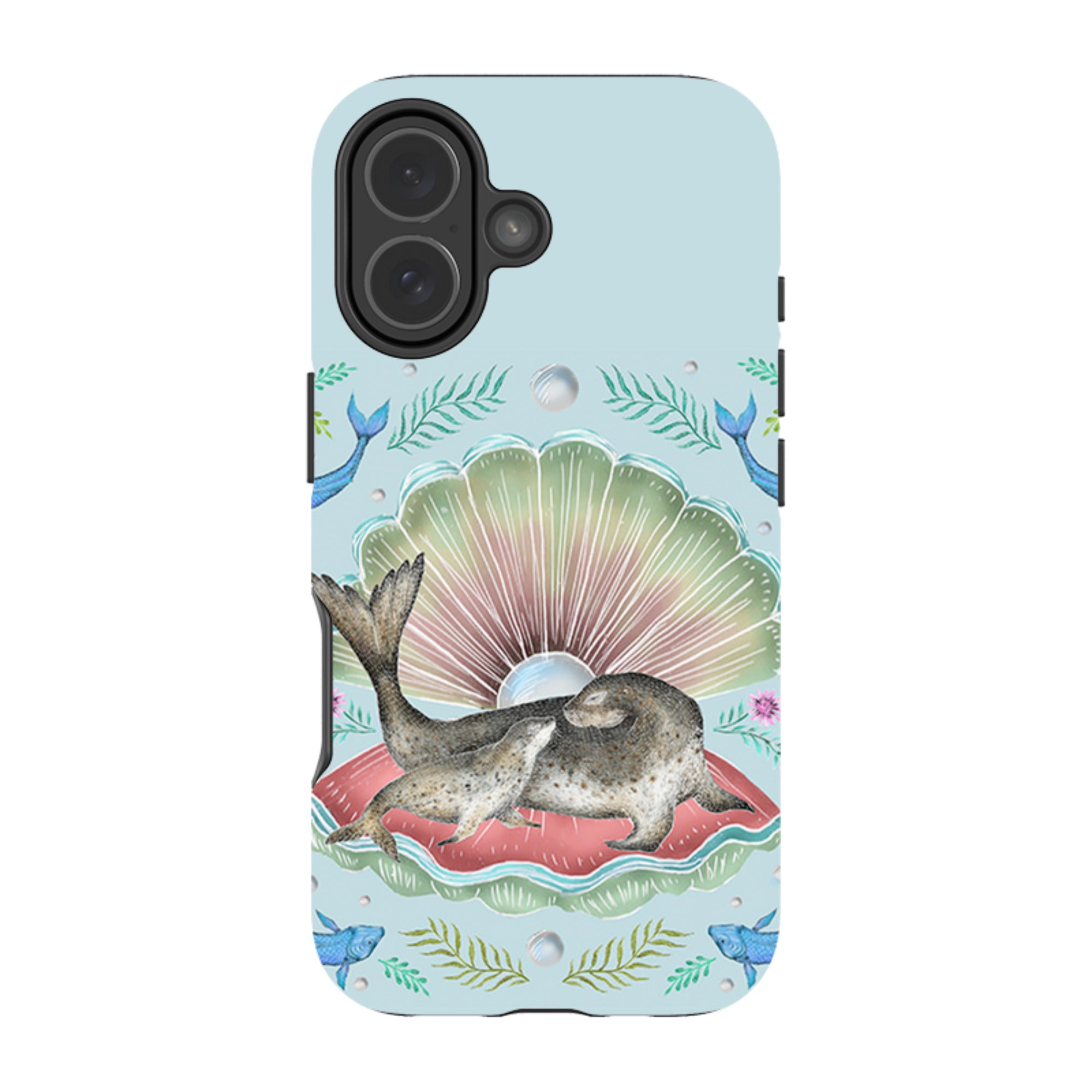 iPhone MagSafe Tough Case -  Seals In Shell By Catherine Rowe