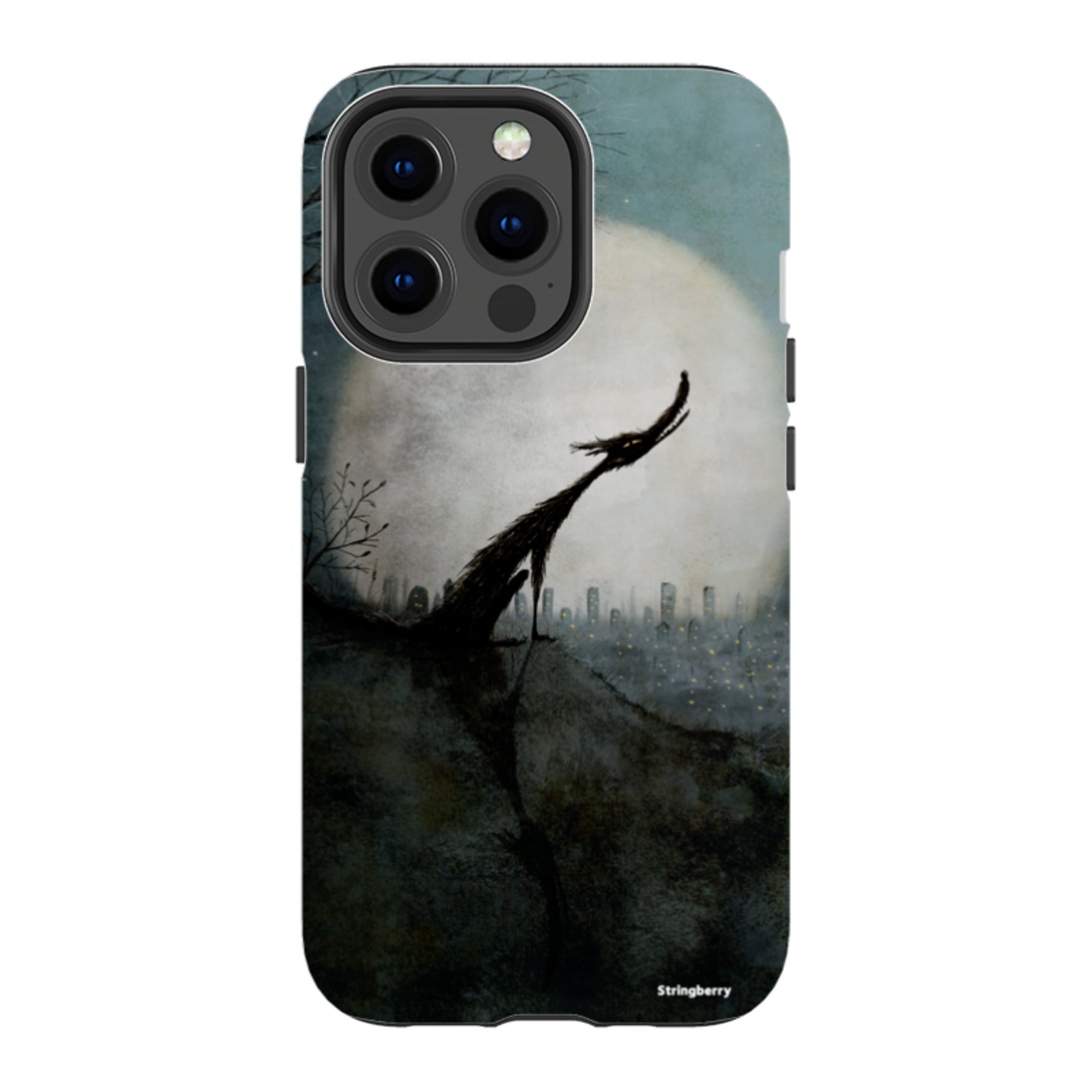 iPhone MagSafe Tough Case - Wolf Moon By Maja Lindberg
