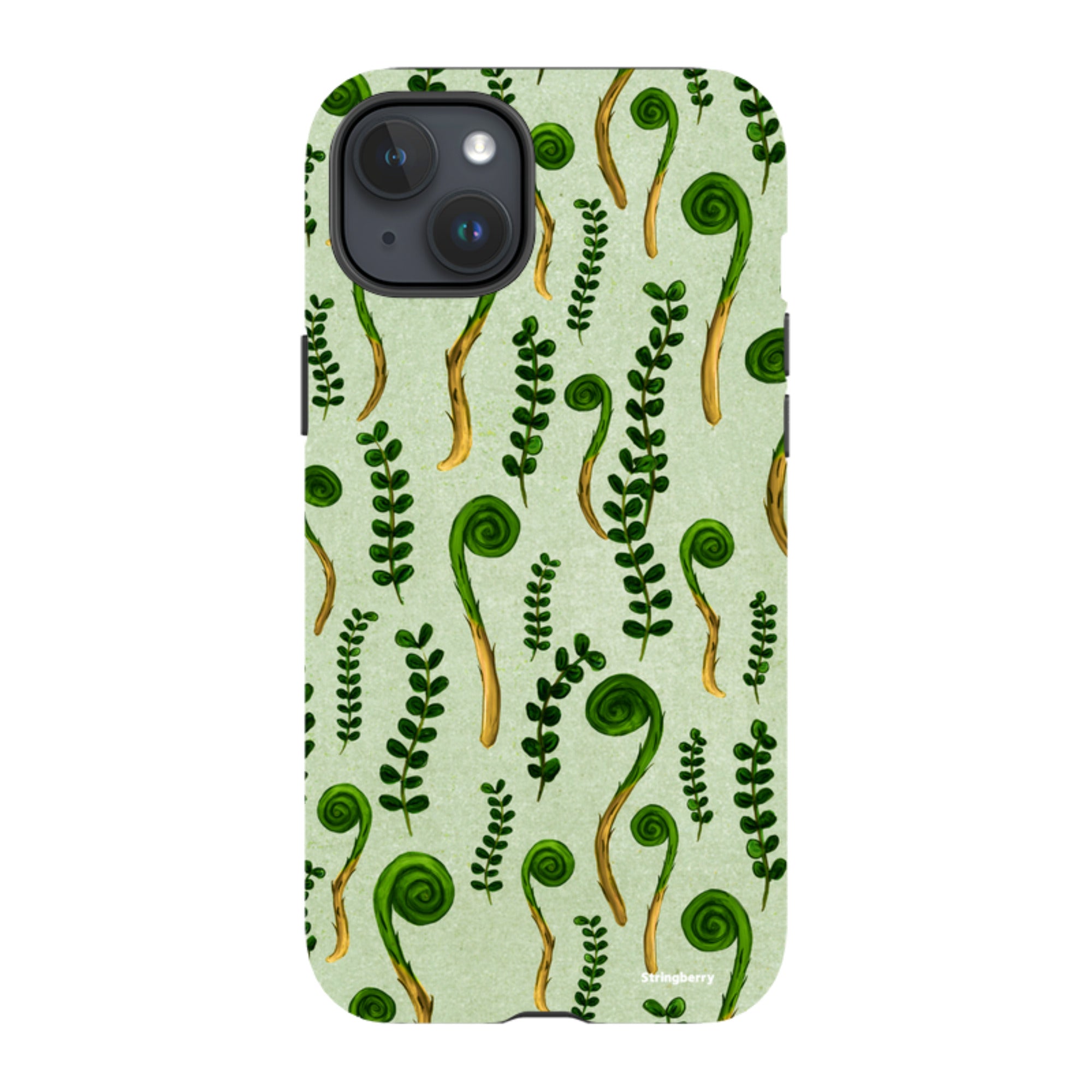 iPhone MagSafe Tough Case - Fern Fronds By Katherine Quinn