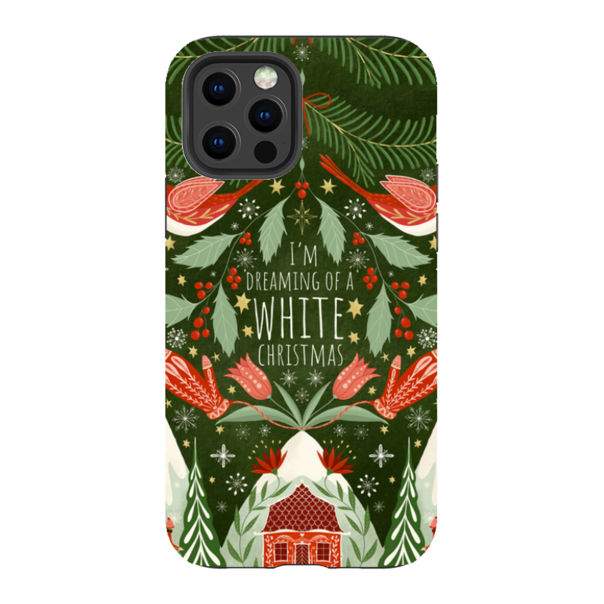 iPhone Tough Case - I'm Dreaming Of a White Christmas By Maja Lindberg