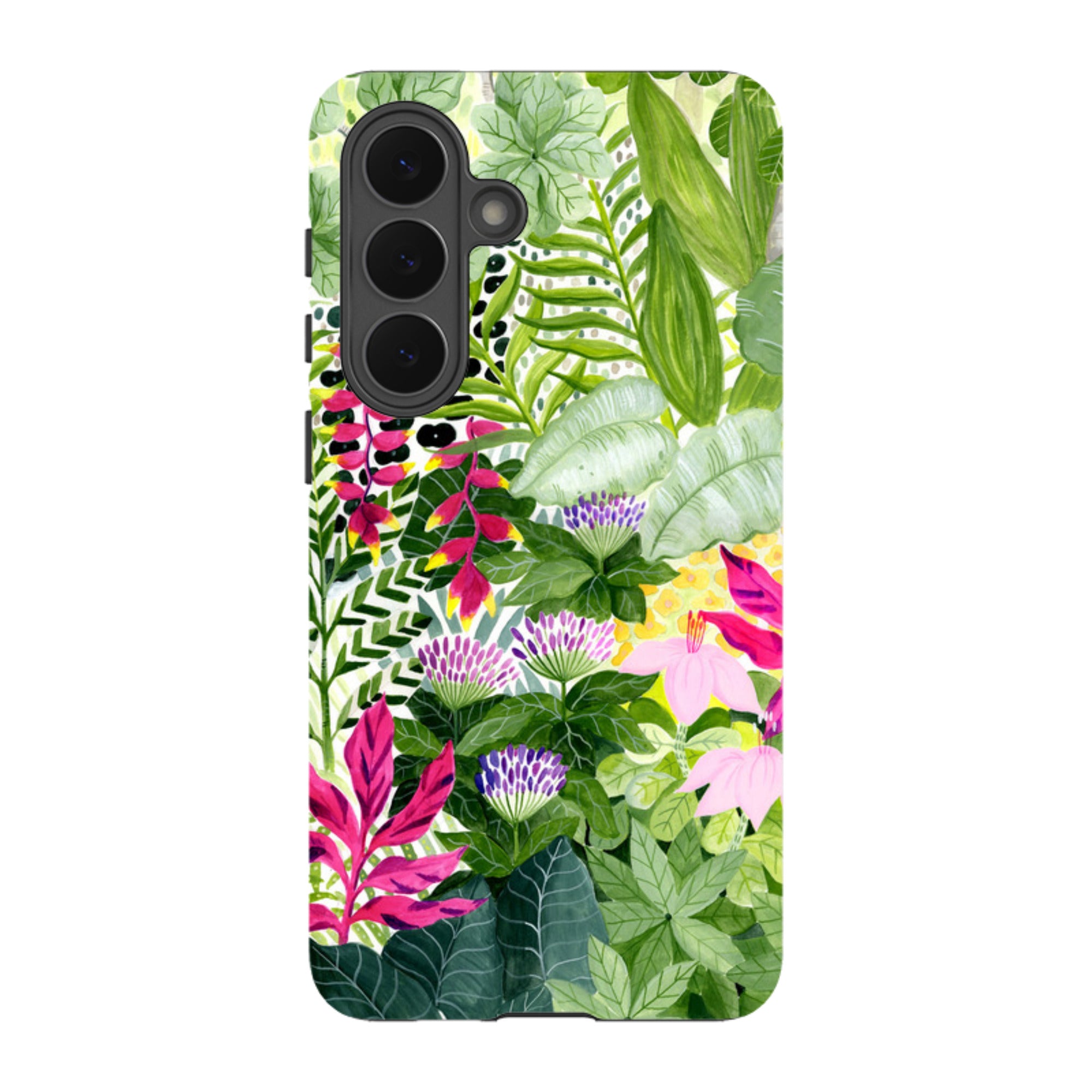 Samsung Tough Case - Pink Botanical By Bex Parkin