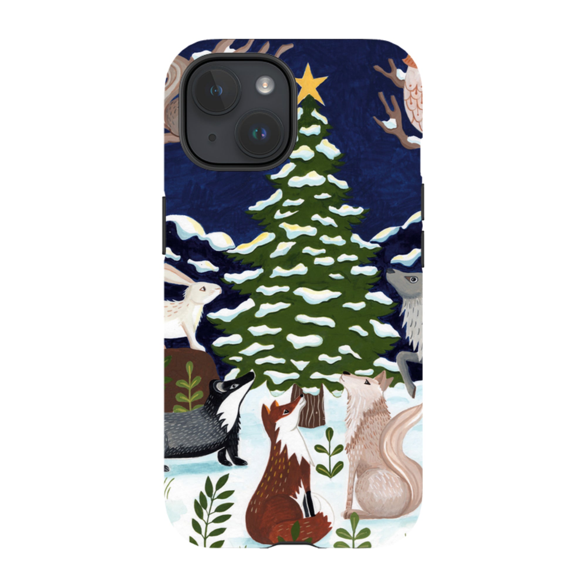 iPhone MagSafe Tough Case - Christmas Tree By Bex Parkin