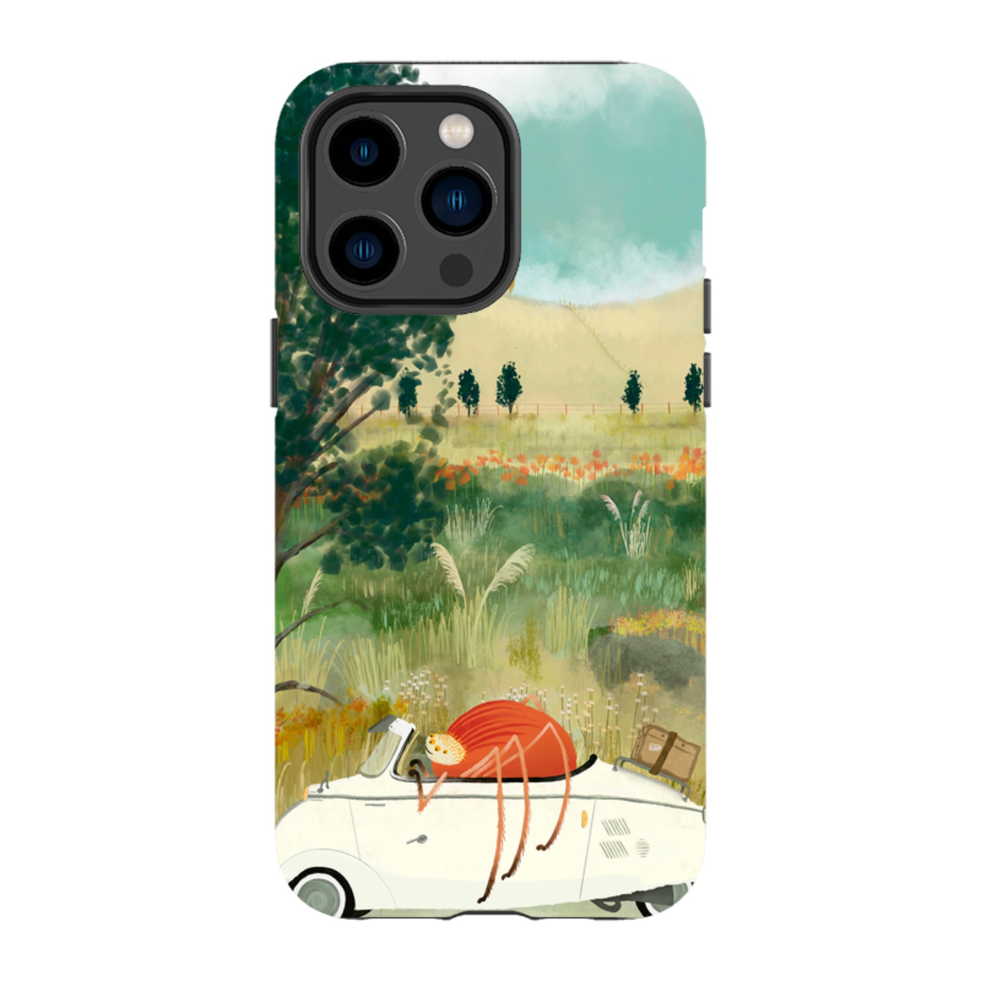 iPhone MagSafe Tough Case -  Happy Travels By Katherine Quinn