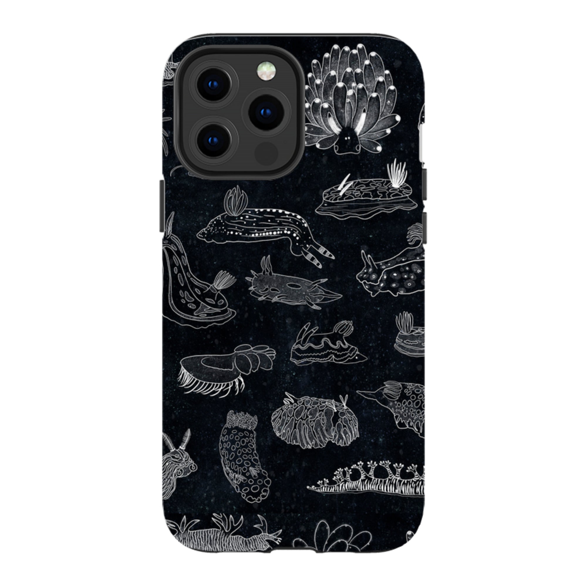 iPhone MagSafe Tough Case - Nudibranch Line Drawing By Katherine Quinn