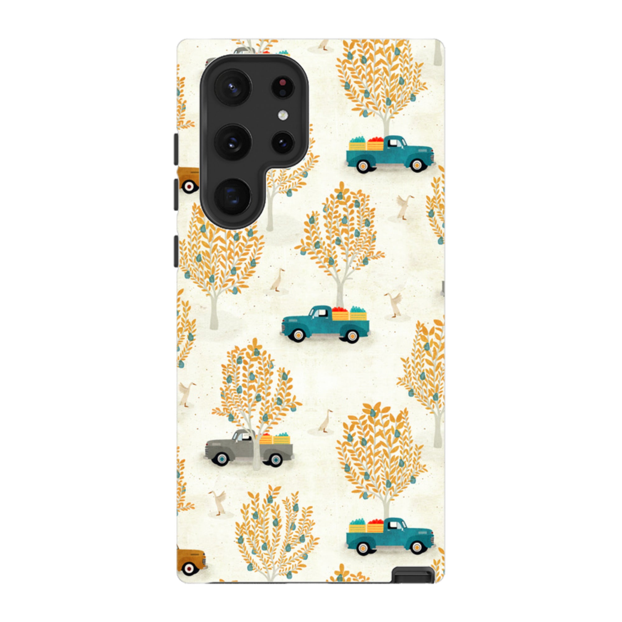 Samsung Tough Case - Pear Trees and Trucks By Katherine Quinn